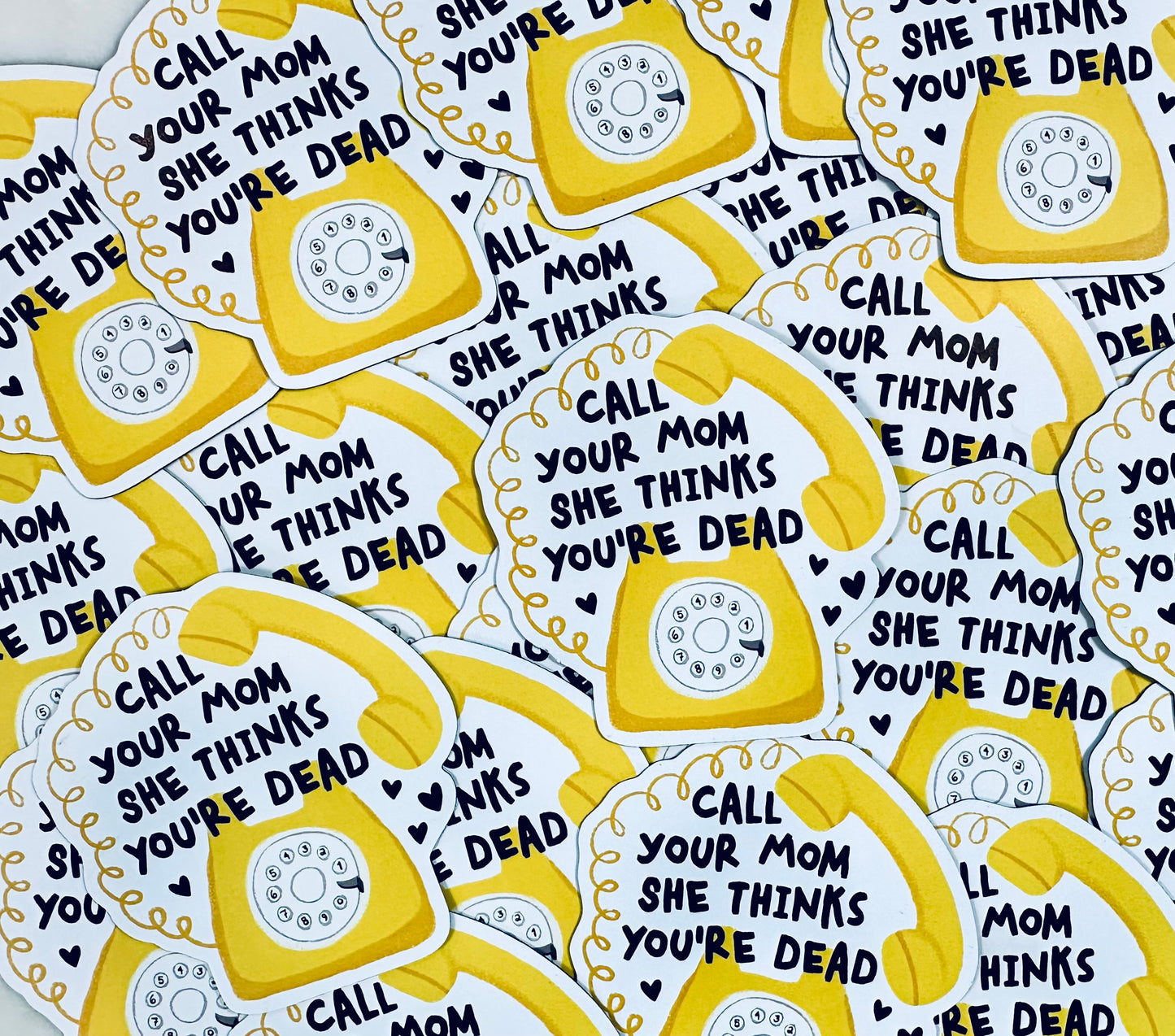 Call Your Mom, She Thinks You’re Dead Refrigerator/Car/Locker Magnet – A Friendly (and Hilarious) Reminder
