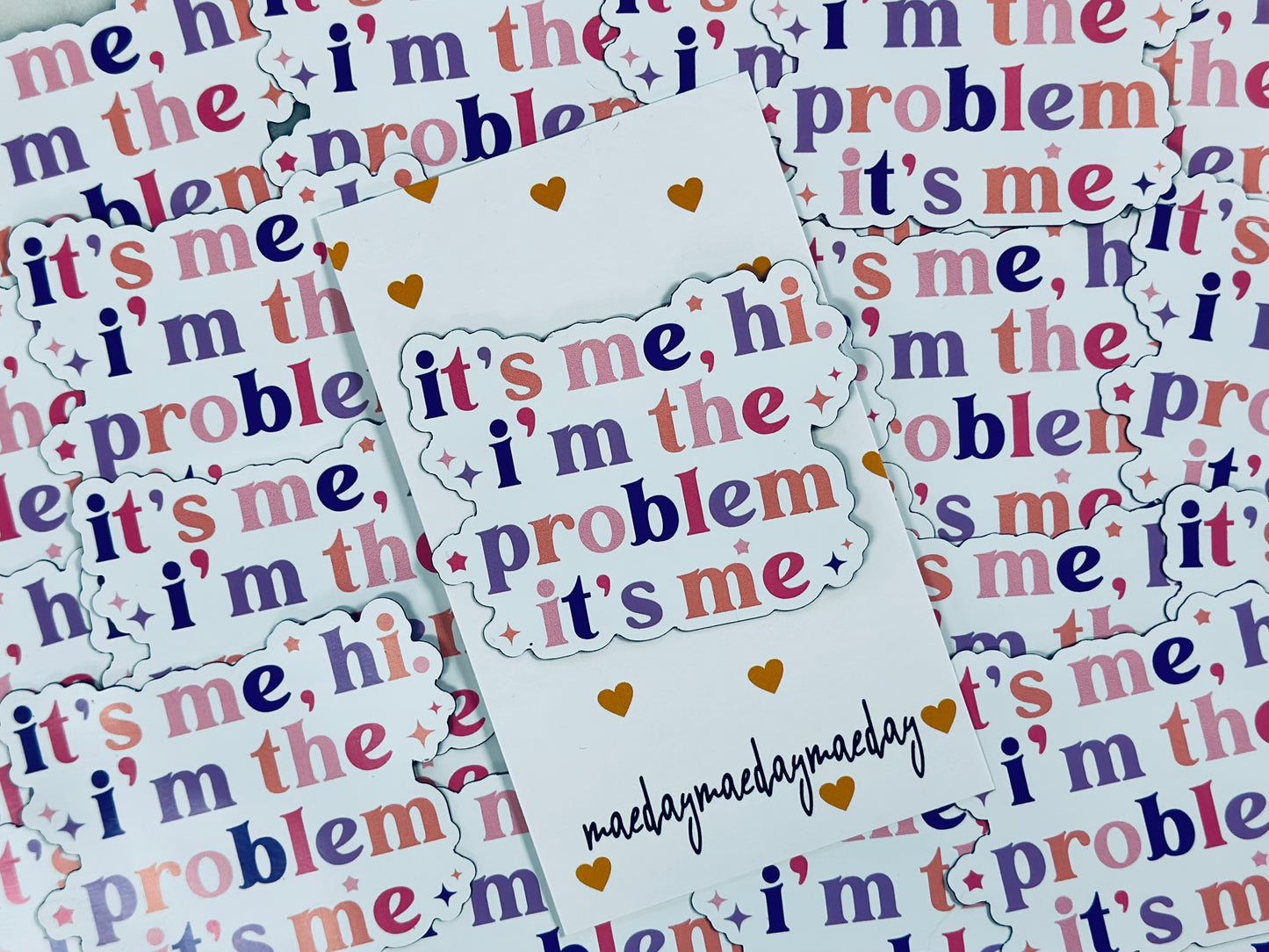 It’s Me, Hi Refrigerator/Locker/ Car Magnet – Owning the Vibe, One Sticky Situation at a Time