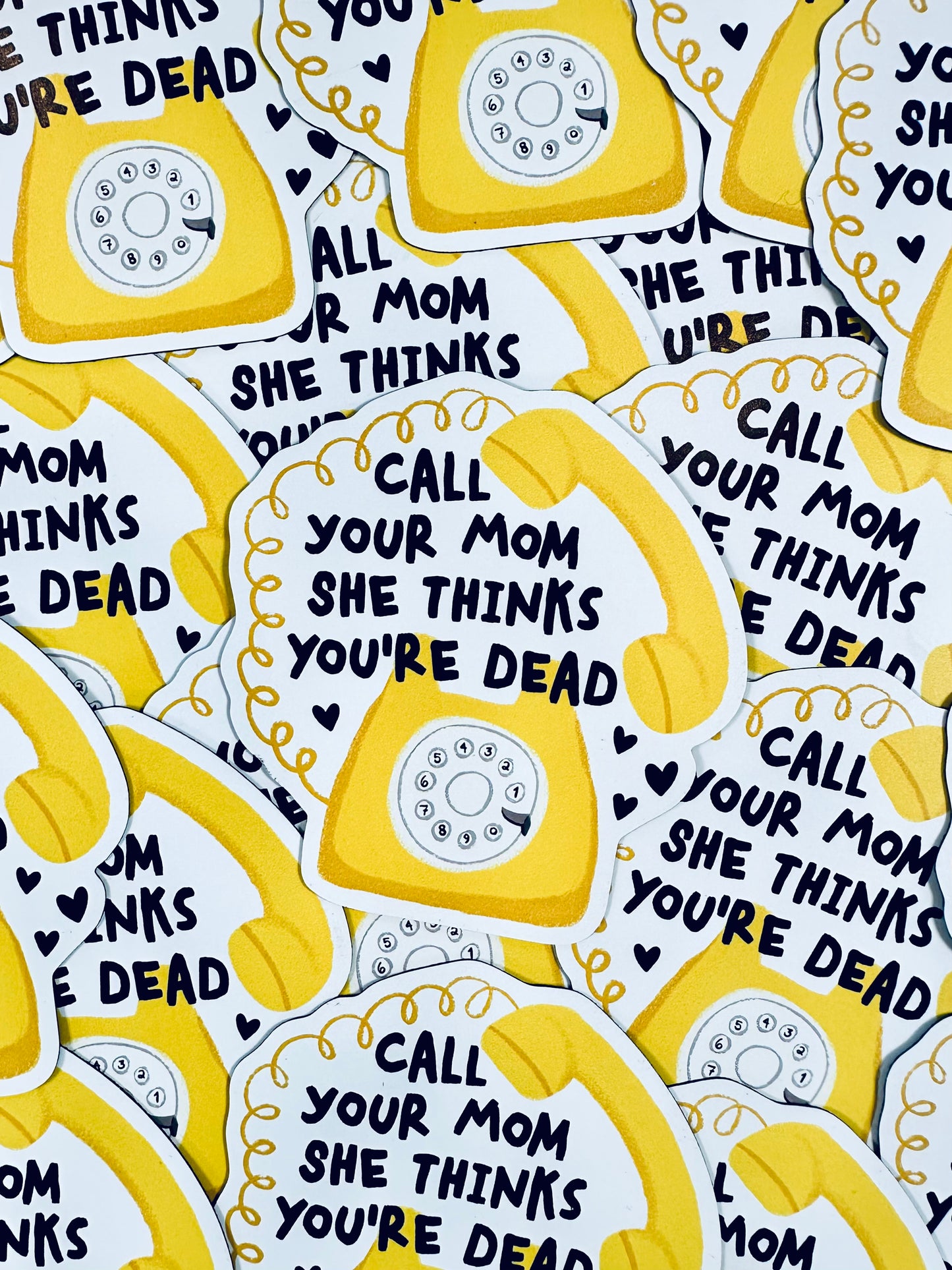Call Your Mom, She Thinks You’re Dead Refrigerator/Car/Locker Magnet – A Friendly (and Hilarious) Reminder
