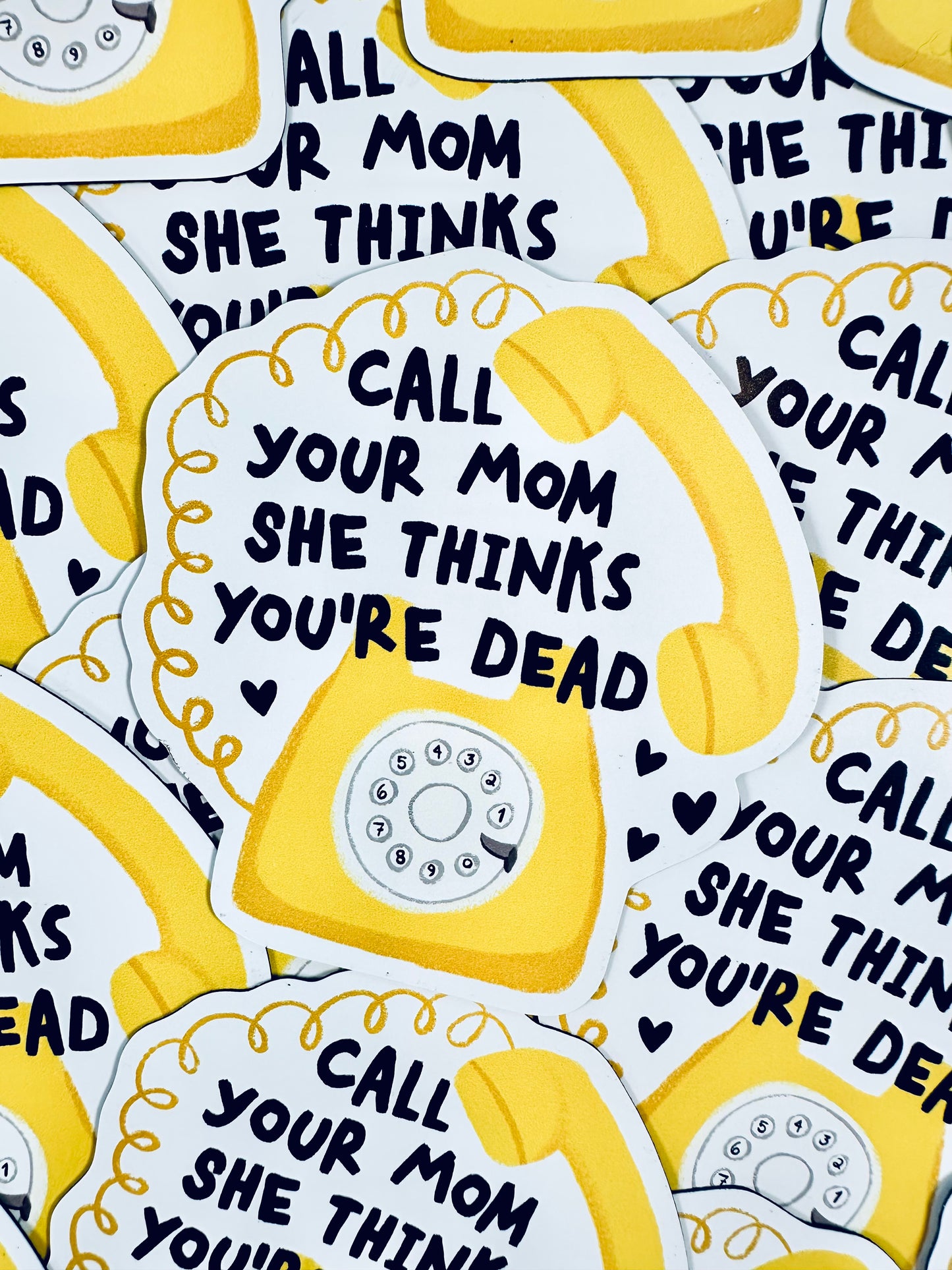 Call Your Mom, She Thinks You’re Dead Refrigerator/Car/Locker Magnet – A Friendly (and Hilarious) Reminder