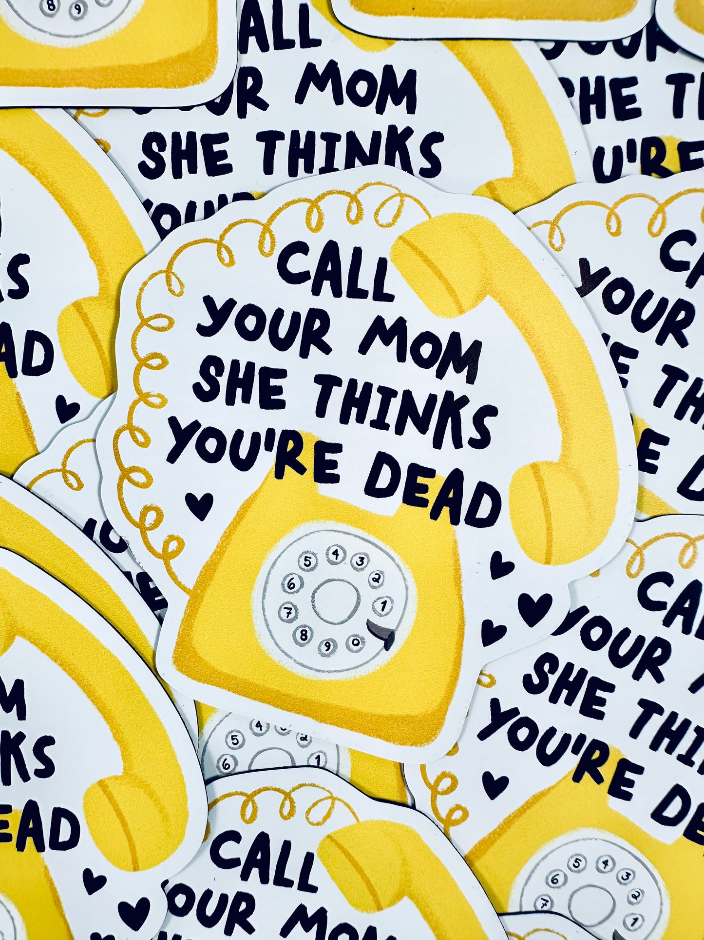 Call Your Mom, She Thinks You’re Dead Refrigerator/Car/Locker Magnet – A Friendly (and Hilarious) Reminder