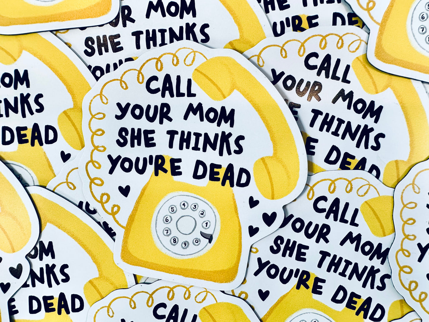 Call Your Mom, She Thinks You’re Dead Refrigerator/Car/Locker Magnet – A Friendly (and Hilarious) Reminder