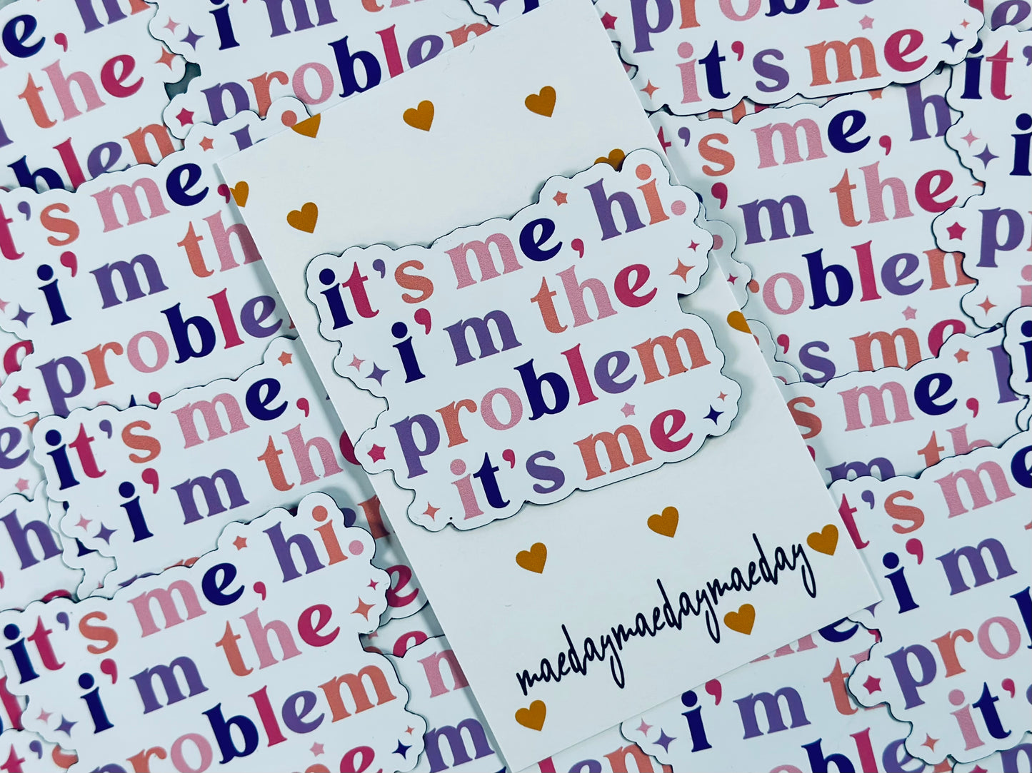 It’s Me, Hi Refrigerator/Locker/ Car Magnet – Owning the Vibe, One Sticky Situation at a Time