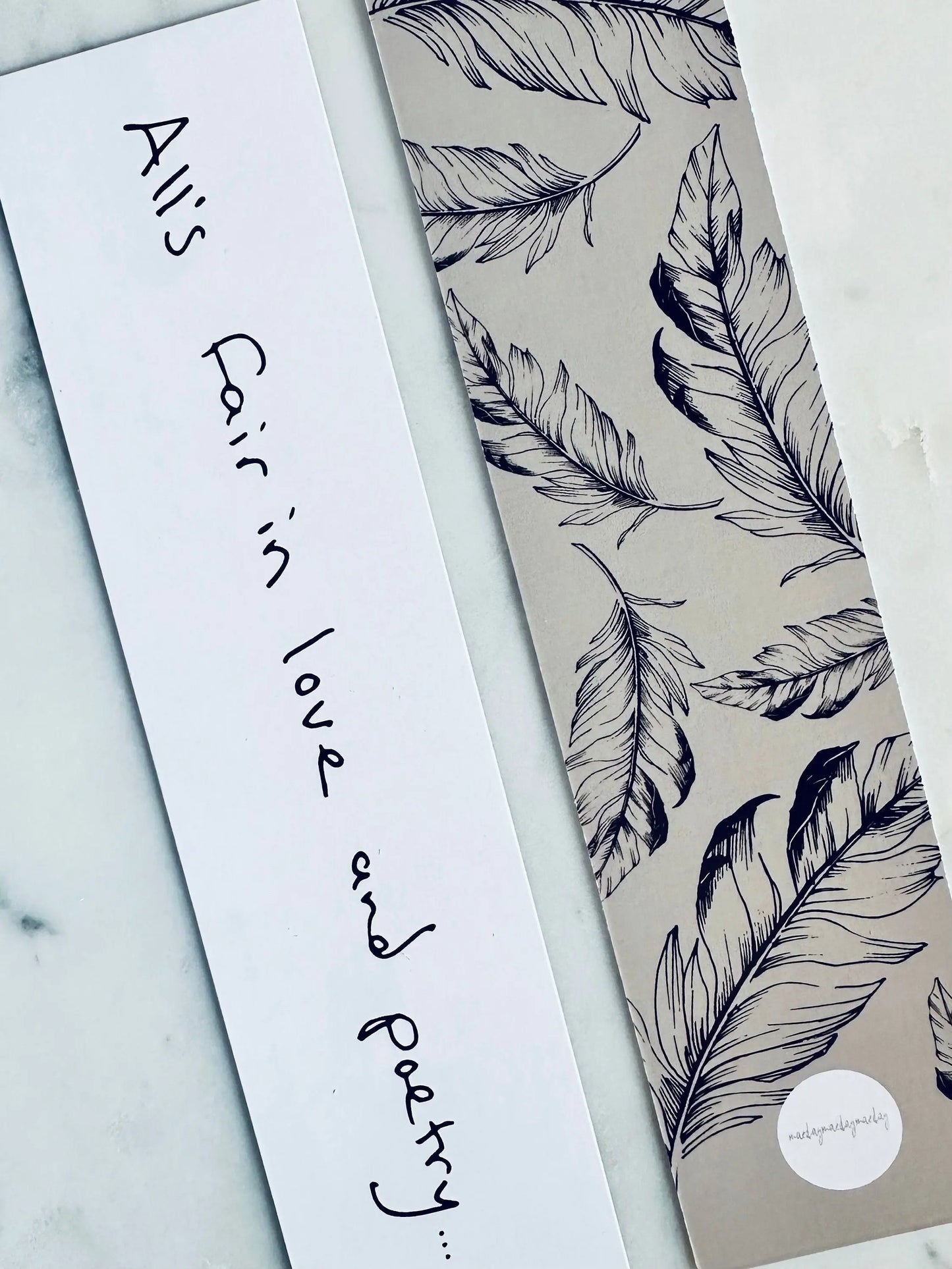 Bookmark Bundle, Make the Friendship Bracelet Bookmark, Surprise Song Piano Bookmark, TTPD Inspired All's Fair in Love and Poetry Bookmark maedaymaedaymaeday