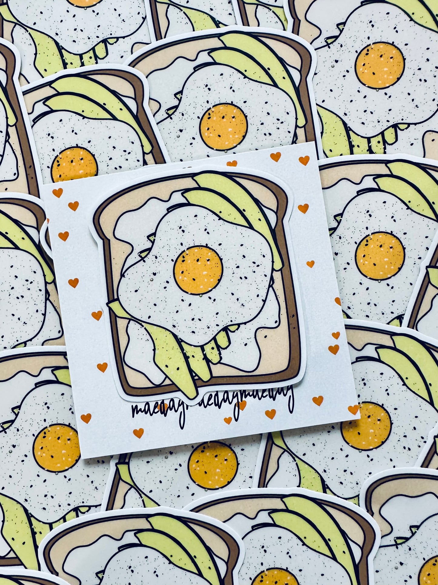 Avocado Toast Sticker maedaymaedaymaeday