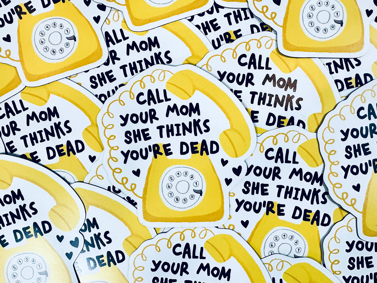 Call Your Mom, She Thinks You’re Dead Refrigerator/Car/Locker Magnet – A Friendly (and Hilarious) Reminder
