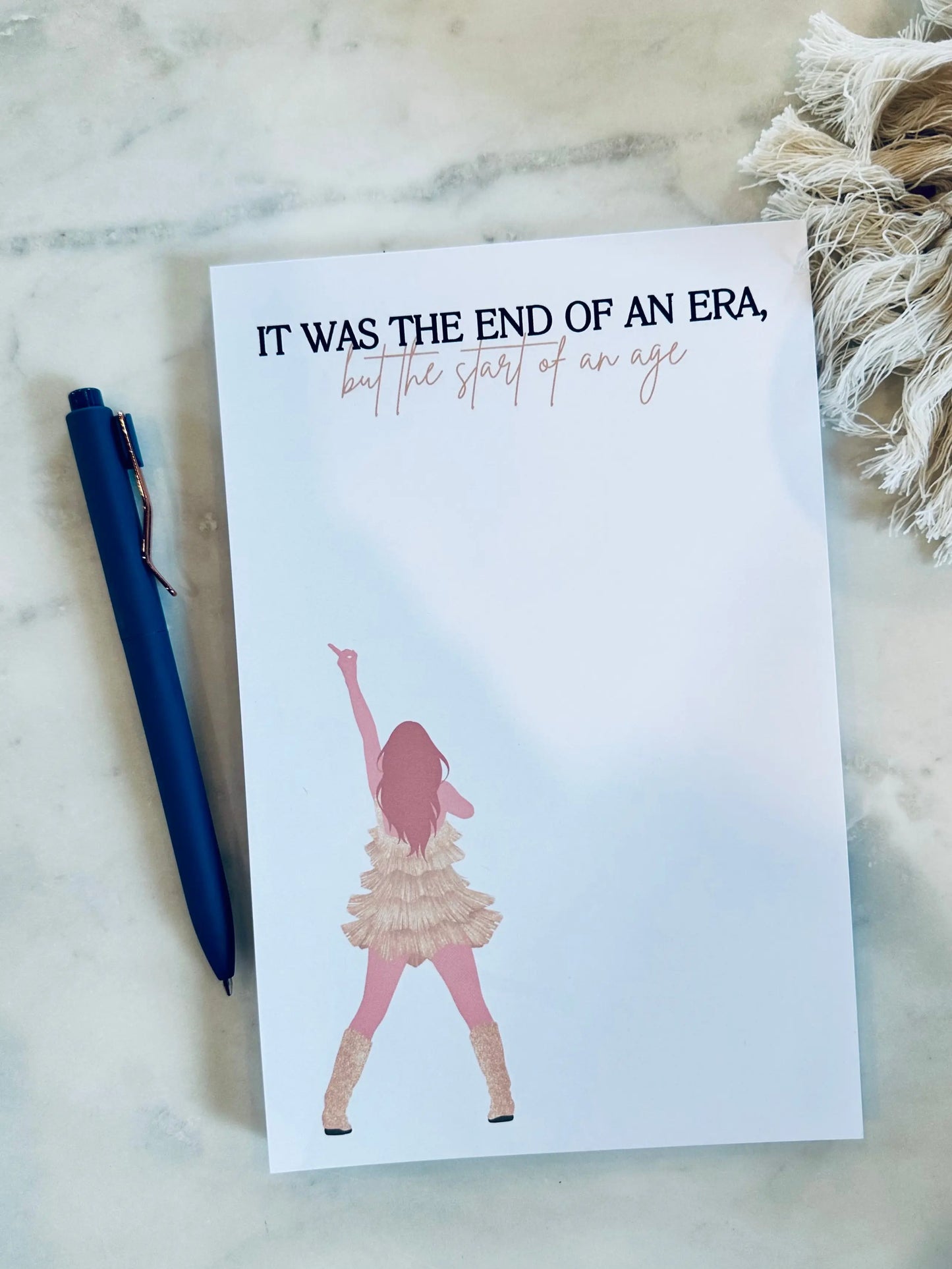 End of an Era Notepad, 50 Page Notepad maedaymaedaymaeday