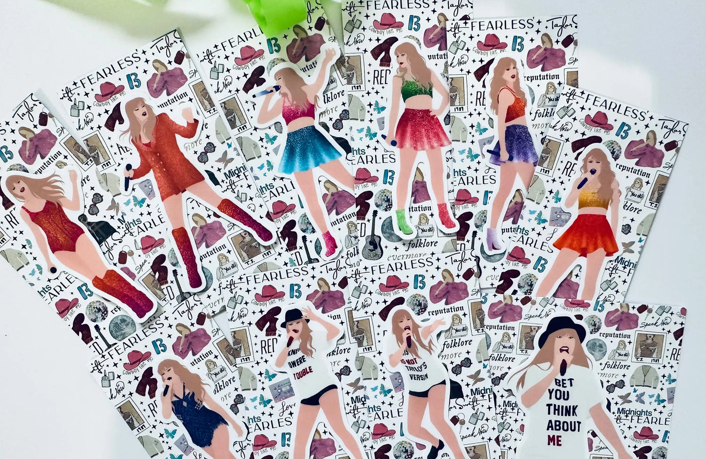 Europe By the Eras Outfit Sticker, Eras Taylor Outfit Costume Sticker, Swift Inspired Vinyl Sticker, Laptop Sticker maedaymaedaymaeday