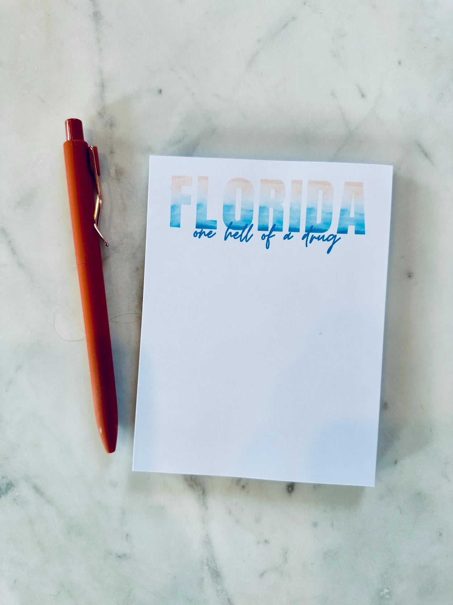 Half & Quarter Page Pop Culture Notepad, Florida!!! To Do List, Florida one Hell of a Drug Notepad, Eras Merch Swiftie Stationary Gift maedaymaedaymaeday