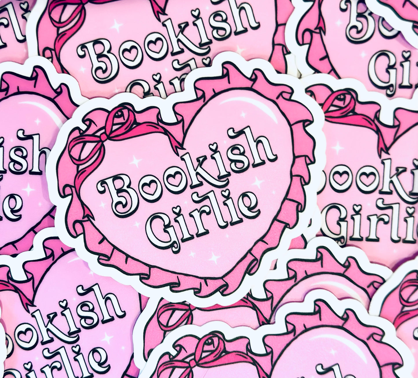 Hopeless Romantic Book Lover Sticker, Red Rose Wreath Lover, TRL Hopeless Romantic Sticker, Sticker for Kindle, Laptop, Booktok, Bookish maedaymaedaymaeday