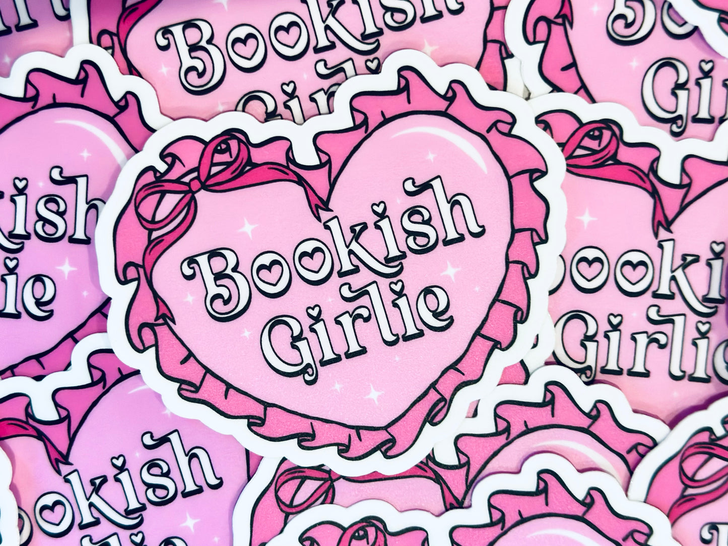 Hopeless Romantic Book Lover Sticker, Red Rose Wreath Lover, TRL Hopeless Romantic Sticker, Sticker for Kindle, Laptop, Booktok, Bookish maedaymaedaymaeday