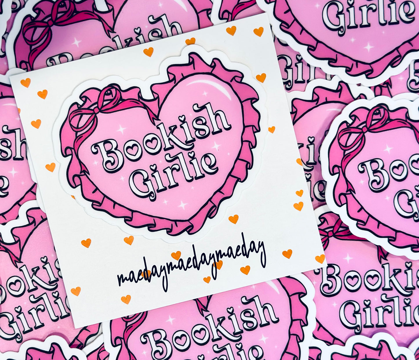 Hopeless Romantic Book Lover Sticker, Red Rose Wreath Lover, TRL Hopeless Romantic Sticker, Sticker for Kindle, Laptop, Booktok, Bookish maedaymaedaymaeday