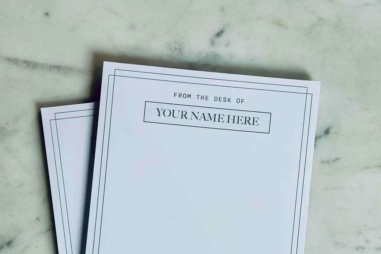 Personalized Full Page (8.5x11") or Half Page (5.5x8.5") Manuscript Notepad, From the Desk of Notepad, maedaymaedaymaeday