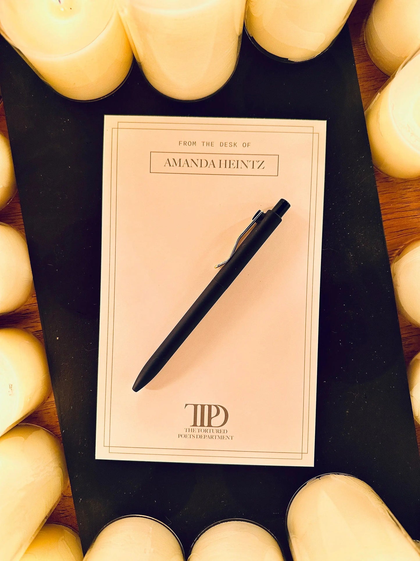 Personalized Full Page (8.5x11") or Half Page (5.5x8.5") Manuscript Notepad, Tortured Poets Department, From the Desk of Notepad, TTPD maedaymaedaymaeday