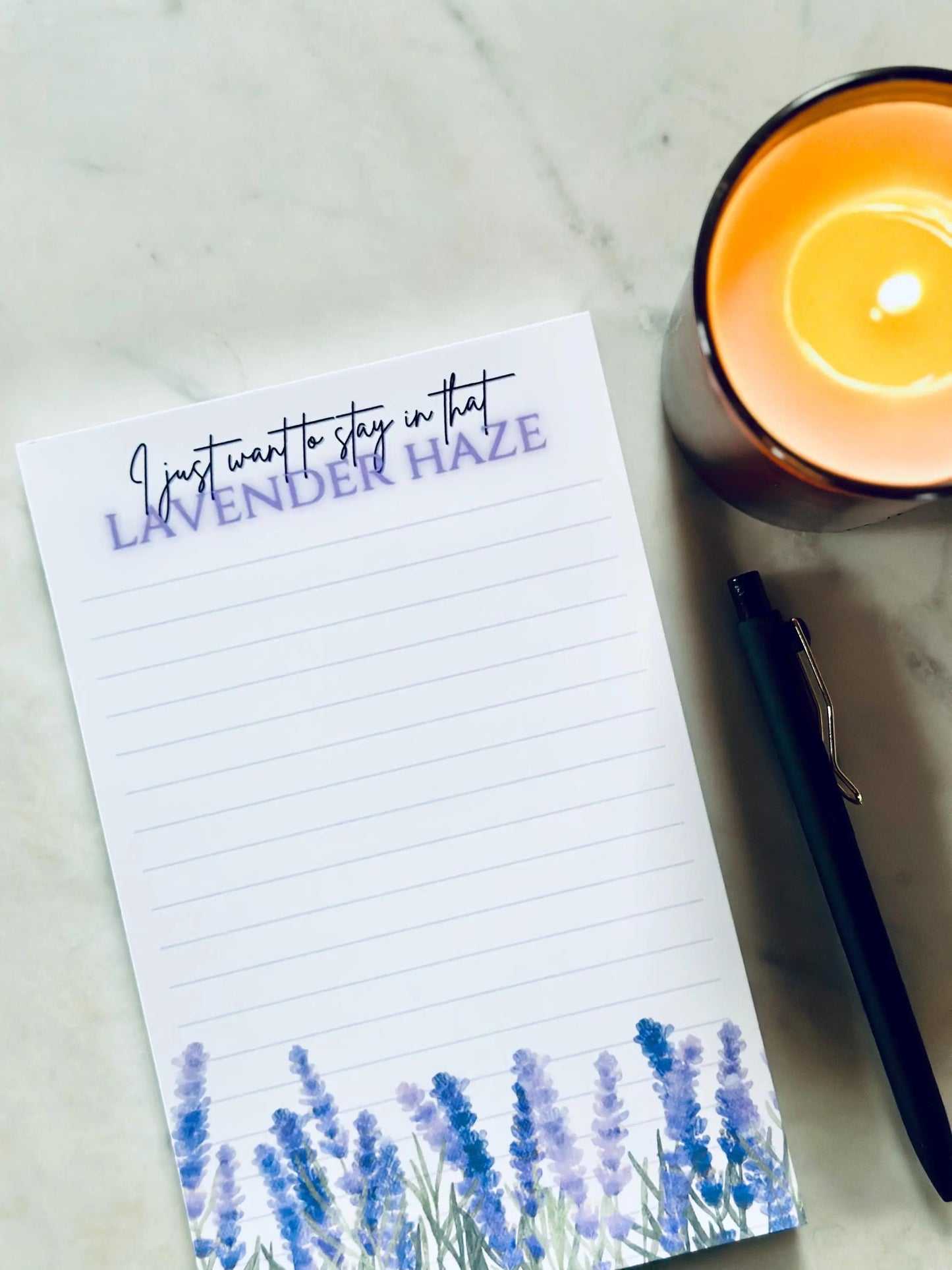 Pop Culture Queen Quarter Page Notepad, I just want to Stay in that Lavender Haze, Midnights Era Merch, Half & Quarter 50 Page Notepad, maedaymaedaymaeday