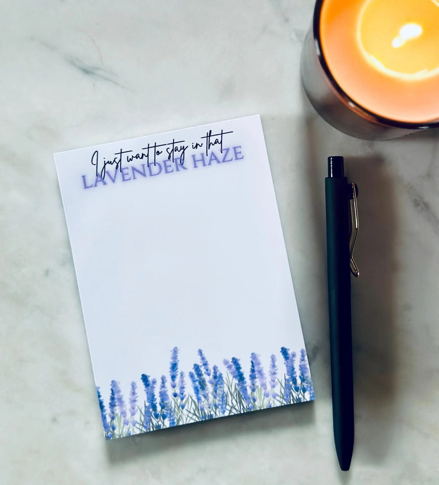 Pop Culture Queen Quarter Page Notepad, I just want to Stay in that Lavender Haze, Midnights Era Merch, Half & Quarter 50 Page Notepad, maedaymaedaymaeday