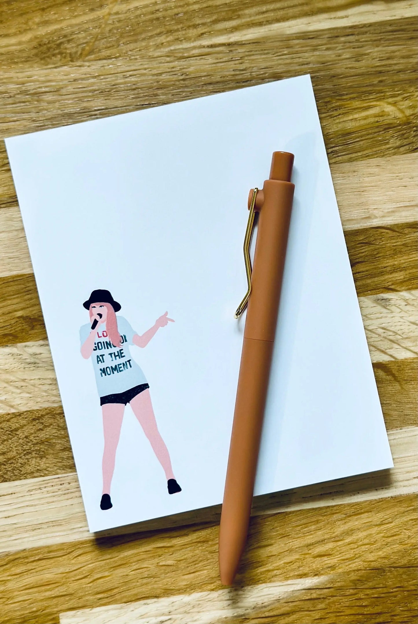Pop Culture Queen Quarter Page Notepad, Red Era 22 Merch, A lot Going on at the Moment Notepad, In My Notepad Era, 5.5x4.25 50 Page Notepad maedaymaedaymaeday