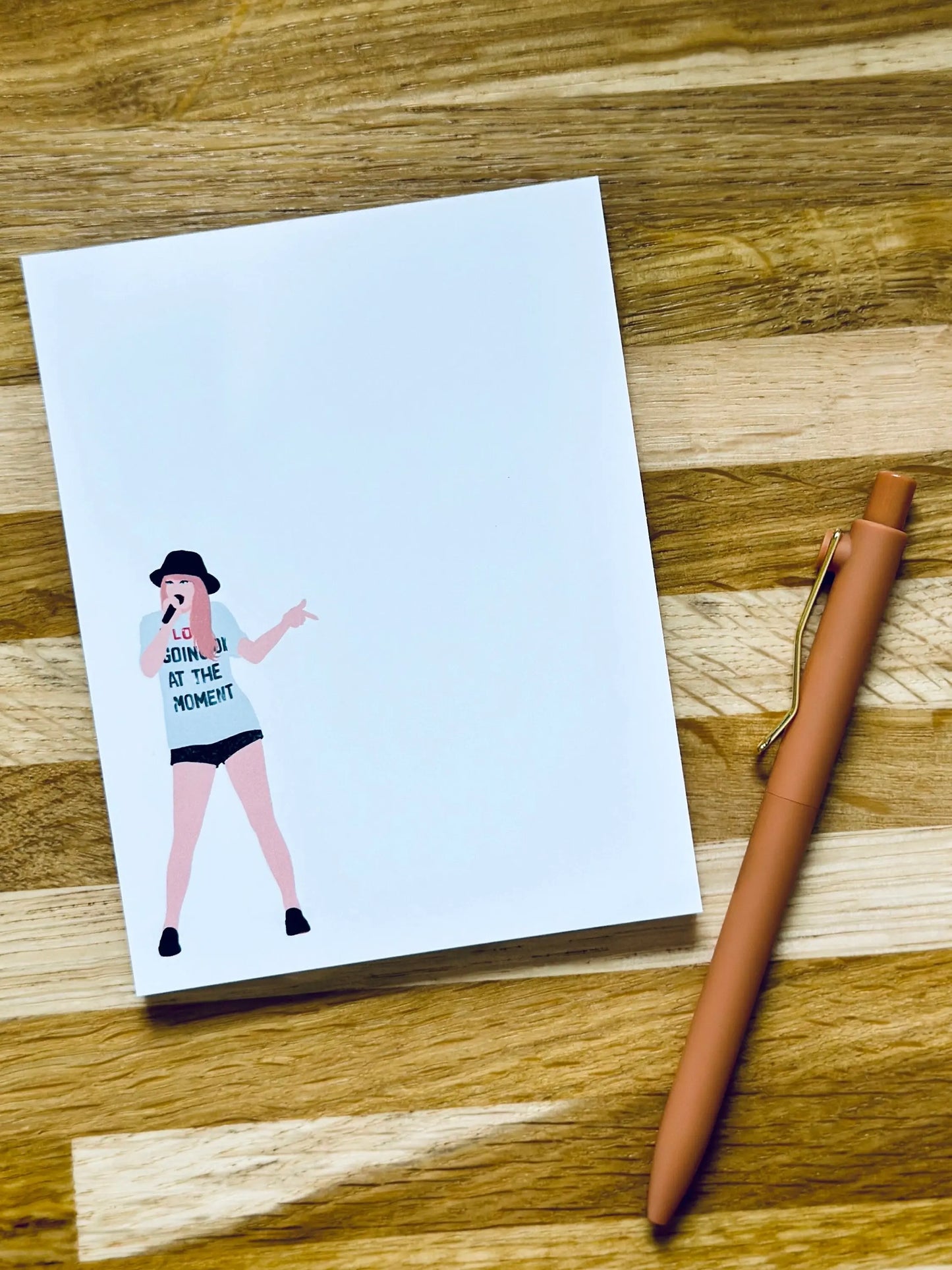 Pop Culture Queen Quarter Page Notepad, Red Era 22 Merch, A lot Going on at the Moment Notepad, In My Notepad Era, 5.5x4.25 50 Page Notepad maedaymaedaymaeday
