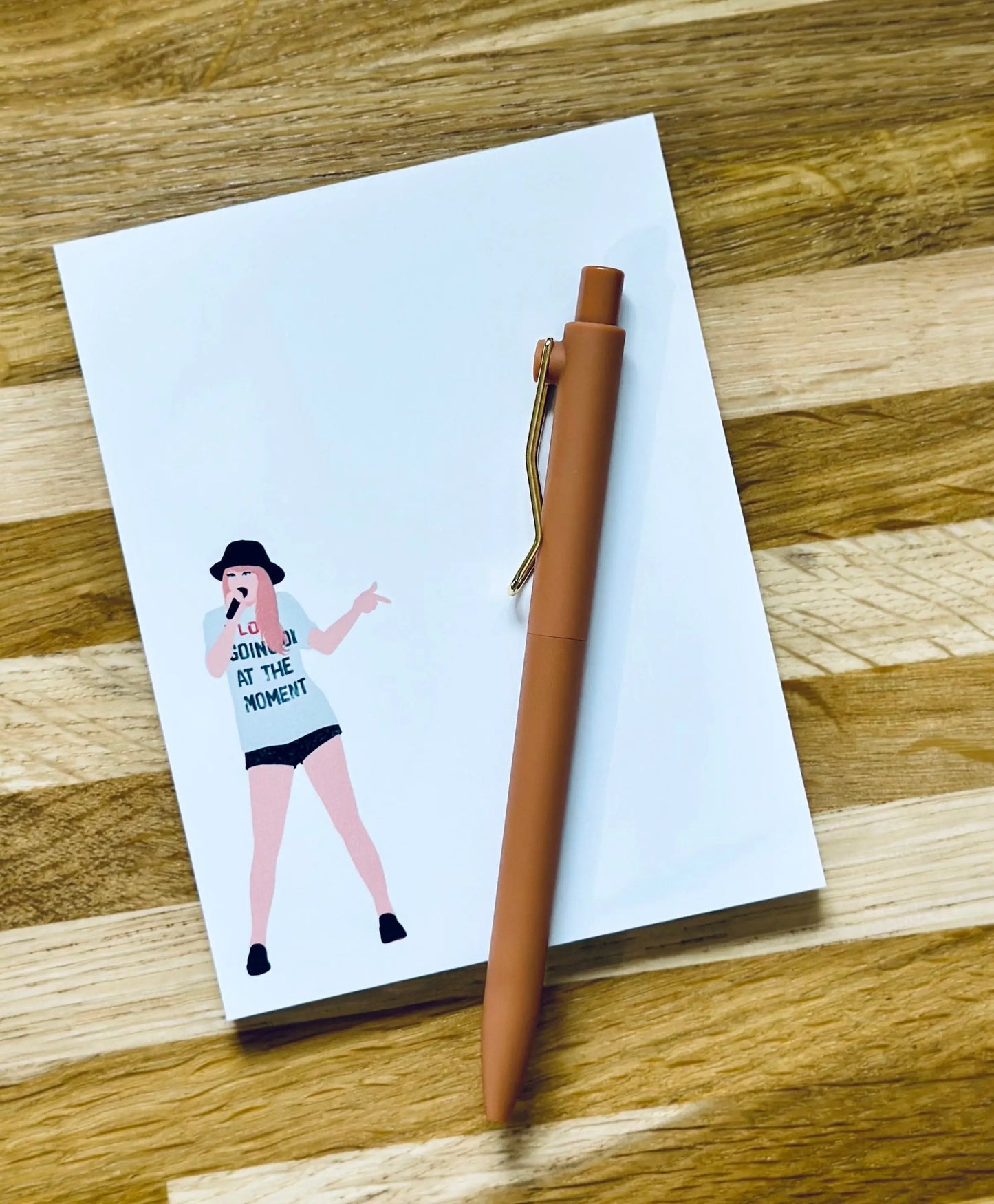 Pop Culture Queen Quarter Page Notepad, Red Era 22 Merch, A lot Going on at the Moment Notepad, In My Notepad Era, 5.5x4.25 50 Page Notepad maedaymaedaymaeday