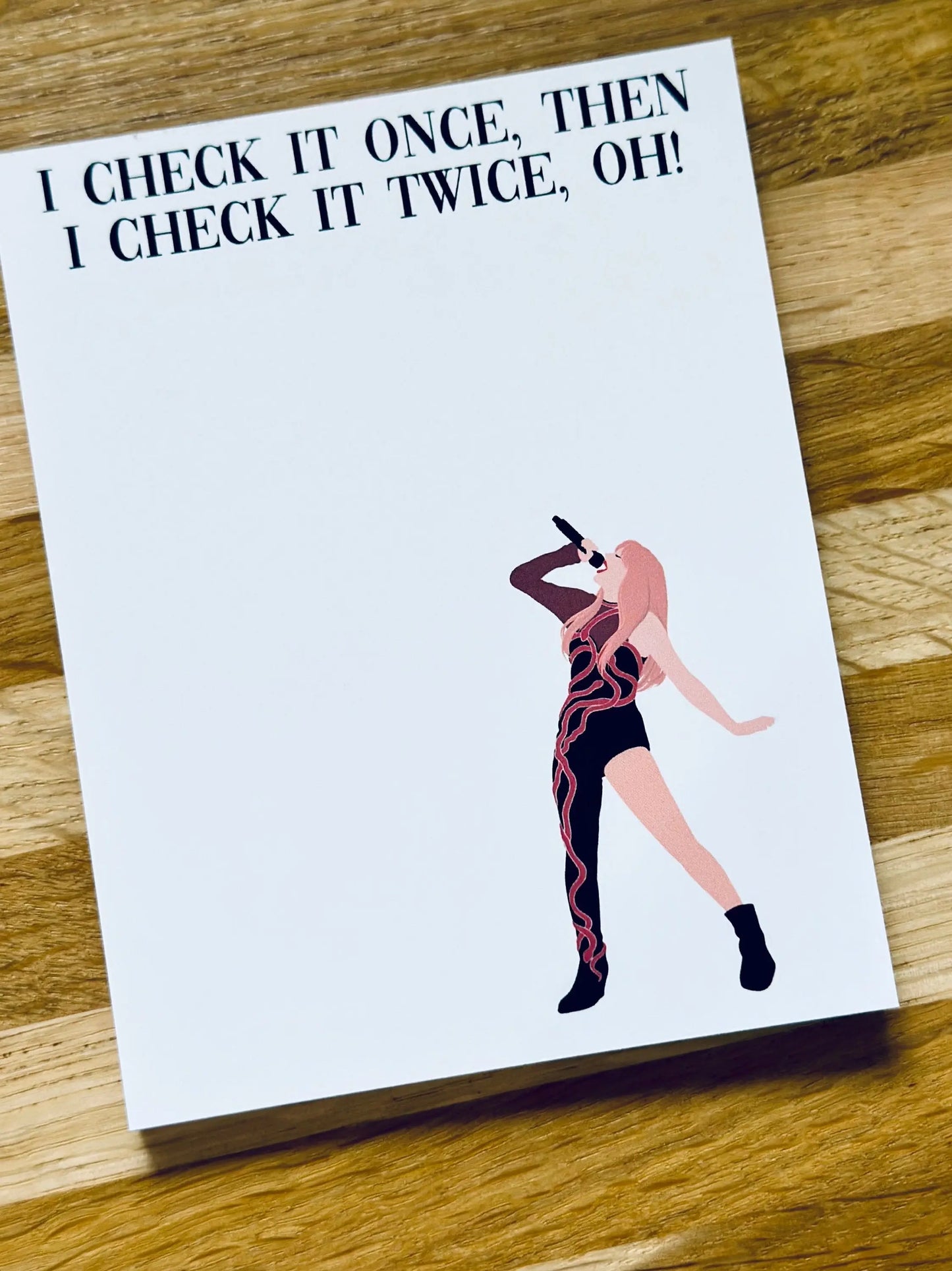 Pop Culture Queen Quarter Page Notepad, Reputation Era Merch, Look What you Made me Do Notepad, In My Notepad Era, 5.5x4.25 50 Page Notepad maedaymaedaymaeday