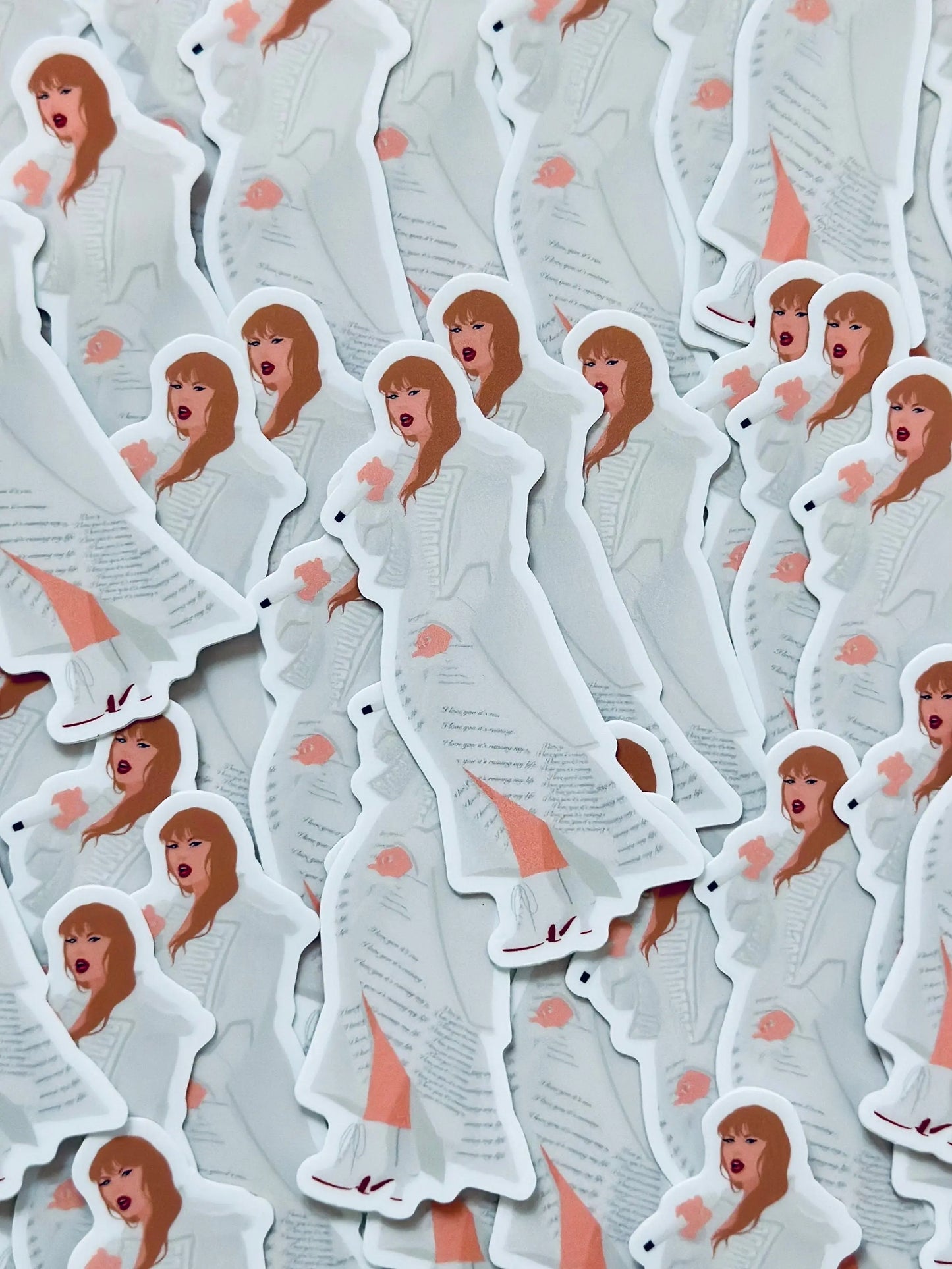TTPD Inspired Eras Tour Outfit, Tortured Poets Department Smallest Man Who Ever Lived, TTPD Inspired Swiftie By the Eras Outfit Sticker maedaymaedaymaeday