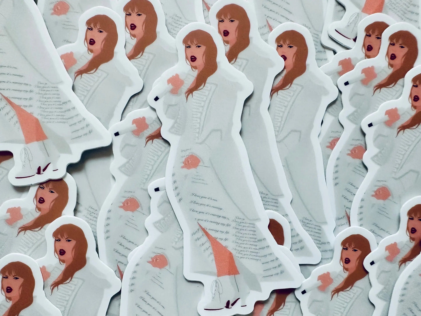 TTPD Inspired Eras Tour Outfit, Tortured Poets Department Smallest Man Who Ever Lived, TTPD Inspired Swiftie By the Eras Outfit Sticker maedaymaedaymaeday