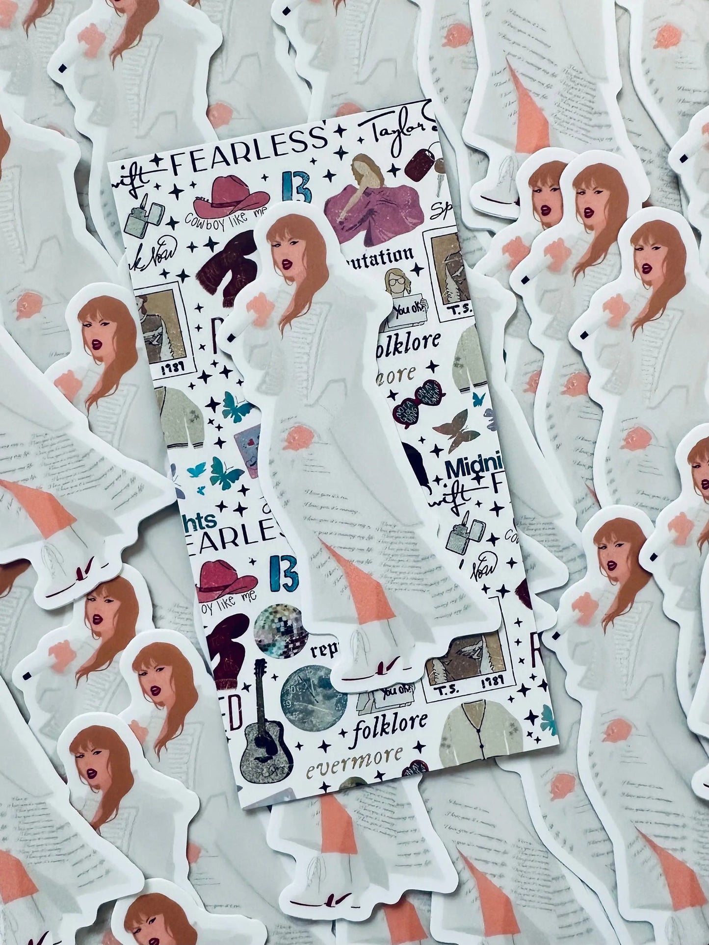TTPD Inspired Eras Tour Outfit, Tortured Poets Department Smallest Man Who Ever Lived, TTPD Inspired Swiftie By the Eras Outfit Sticker maedaymaedaymaeday