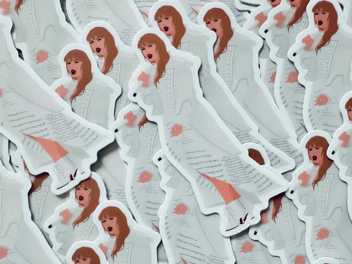 TTPD Inspired Eras Tour Outfit, Tortured Poets Department Smallest Man Who Ever Lived, TTPD Inspired Swiftie By the Eras Outfit Sticker maedaymaedaymaeday
