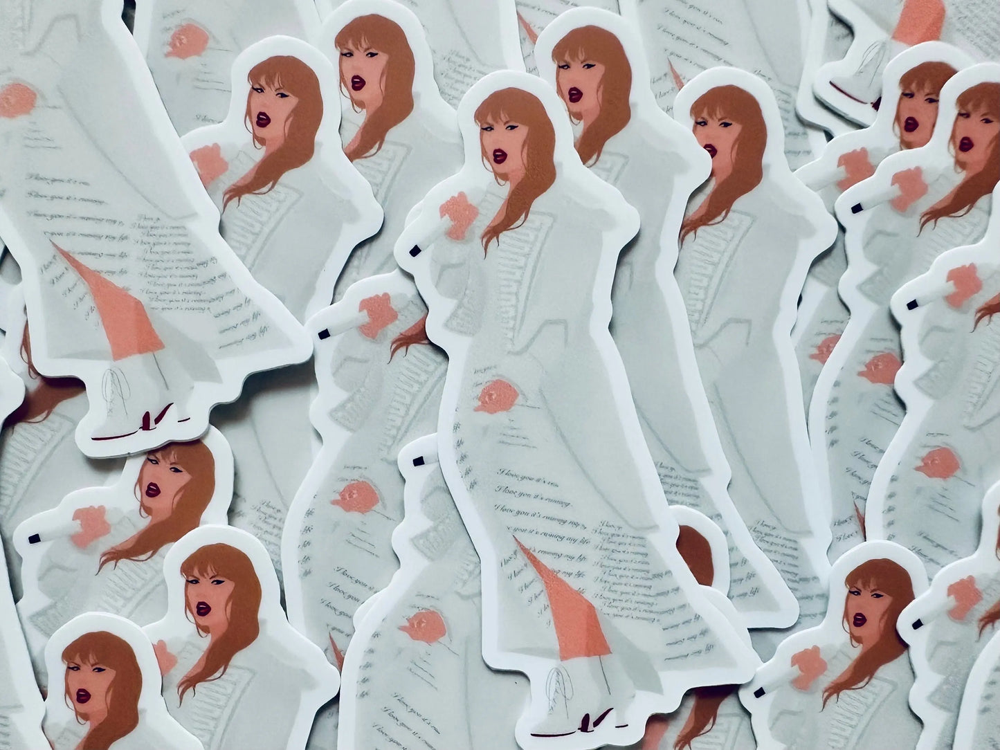 TTPD Inspired Eras Tour Outfit, Tortured Poets Department Smallest Man Who Ever Lived, TTPD Inspired Swiftie By the Eras Outfit Sticker maedaymaedaymaeday
