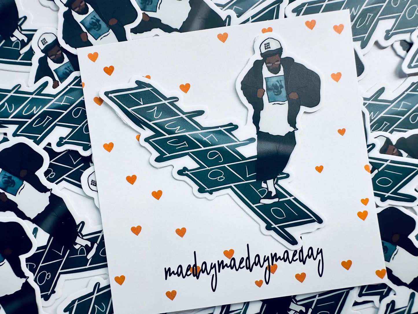 They Not Like Us Permanent, Weatherproof Sticker maedaymaedaymaeday