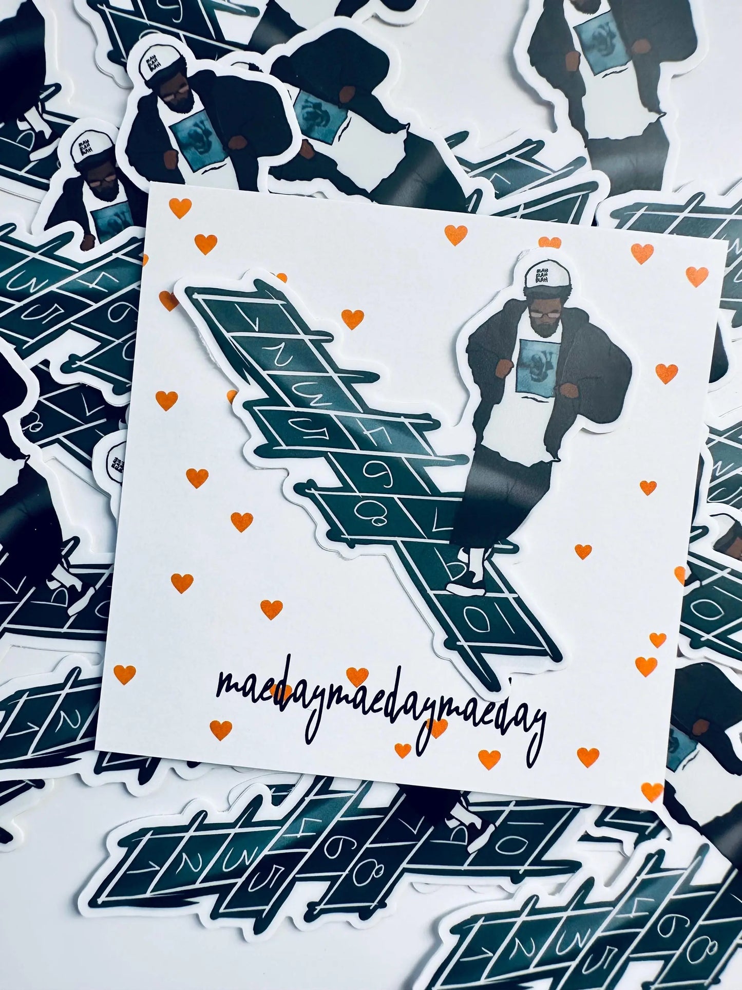 They Not Like Us Permanent, Weatherproof Sticker maedaymaedaymaeday
