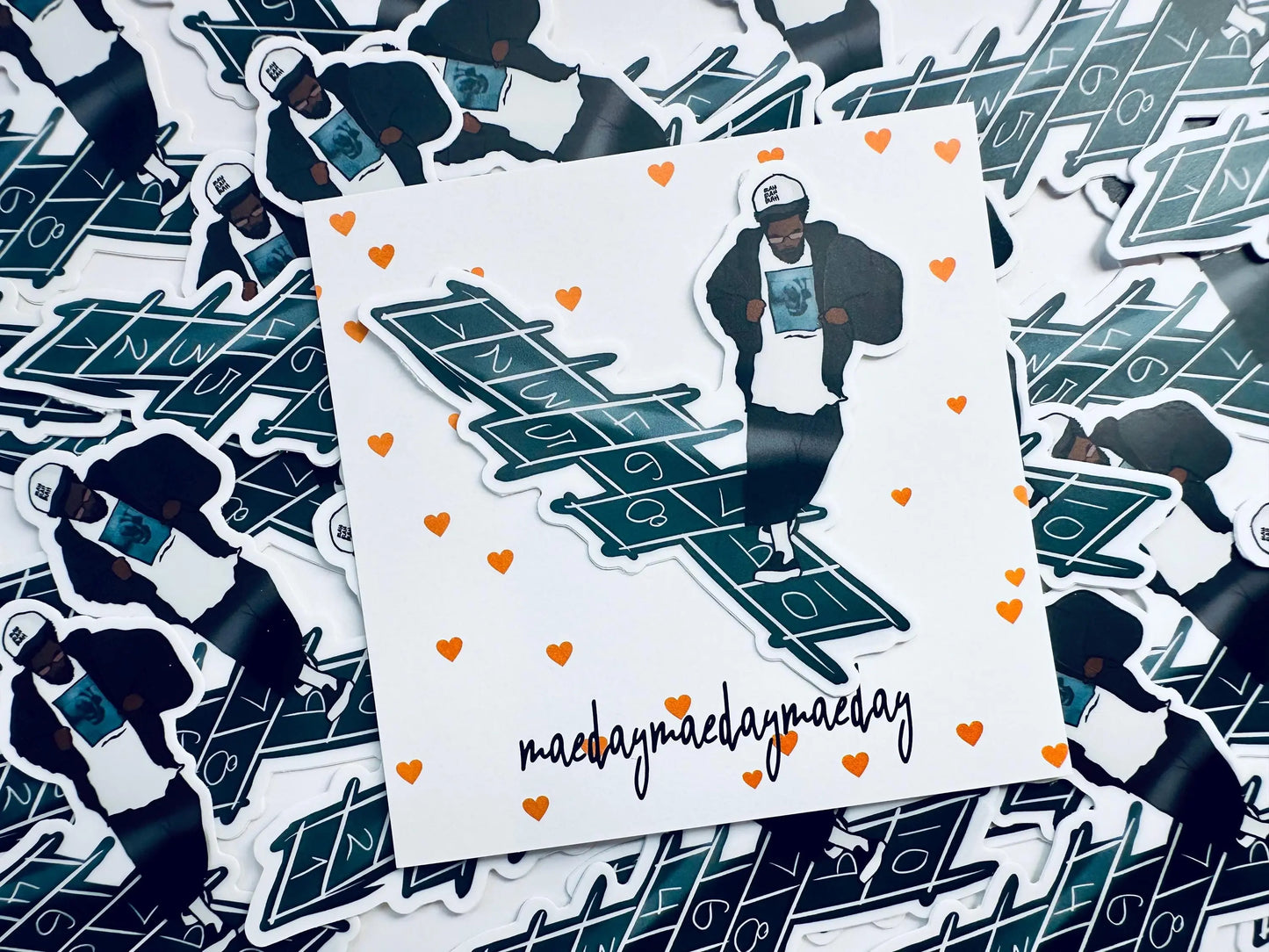 They Not Like Us Permanent, Weatherproof Sticker maedaymaedaymaeday