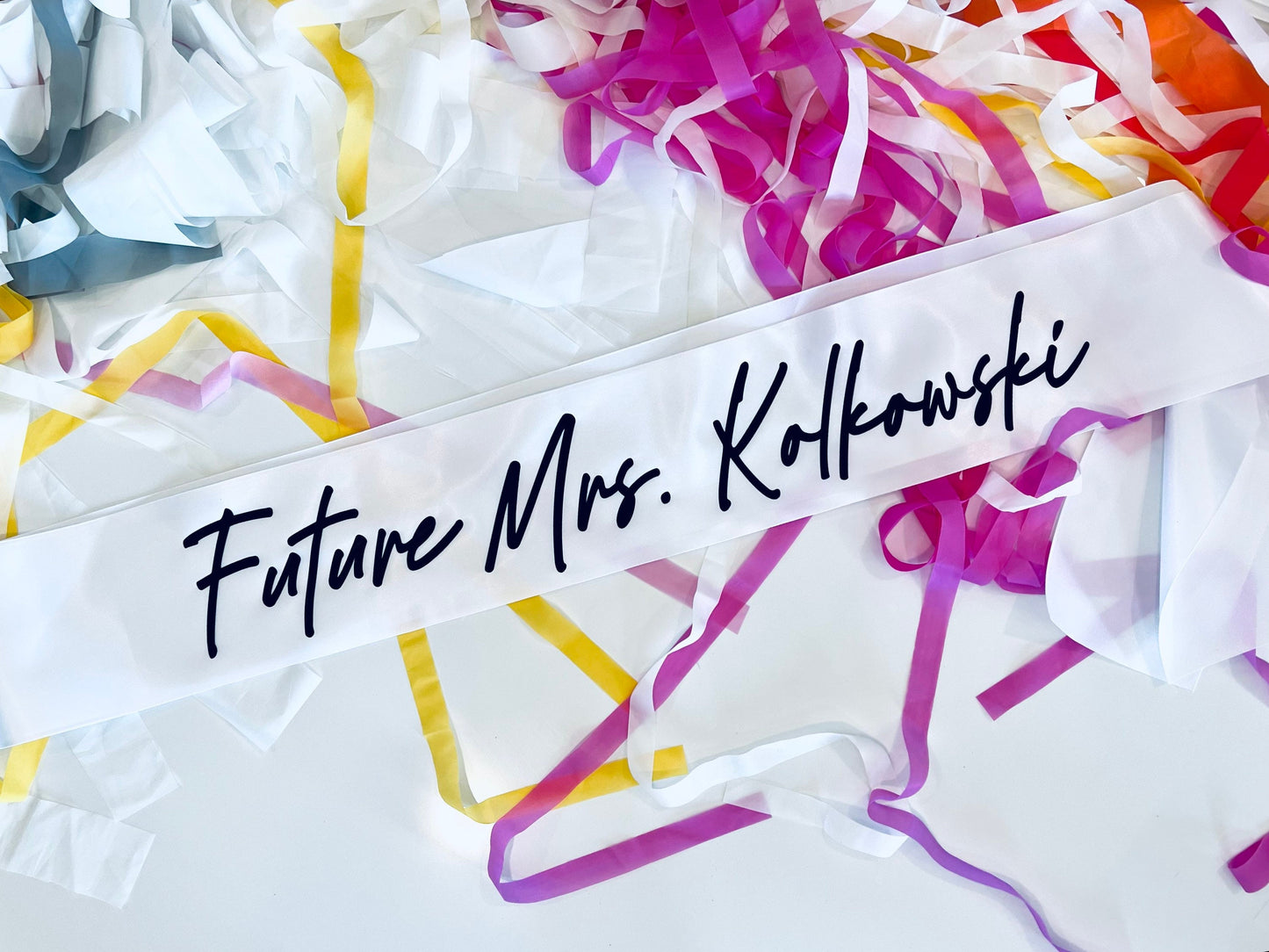 Future MRS Sash | Bachelorette Party | Gift for Bride | Bride-to-Be | Bridal Shower Gift | Party Sash maedaymaedaymaeday