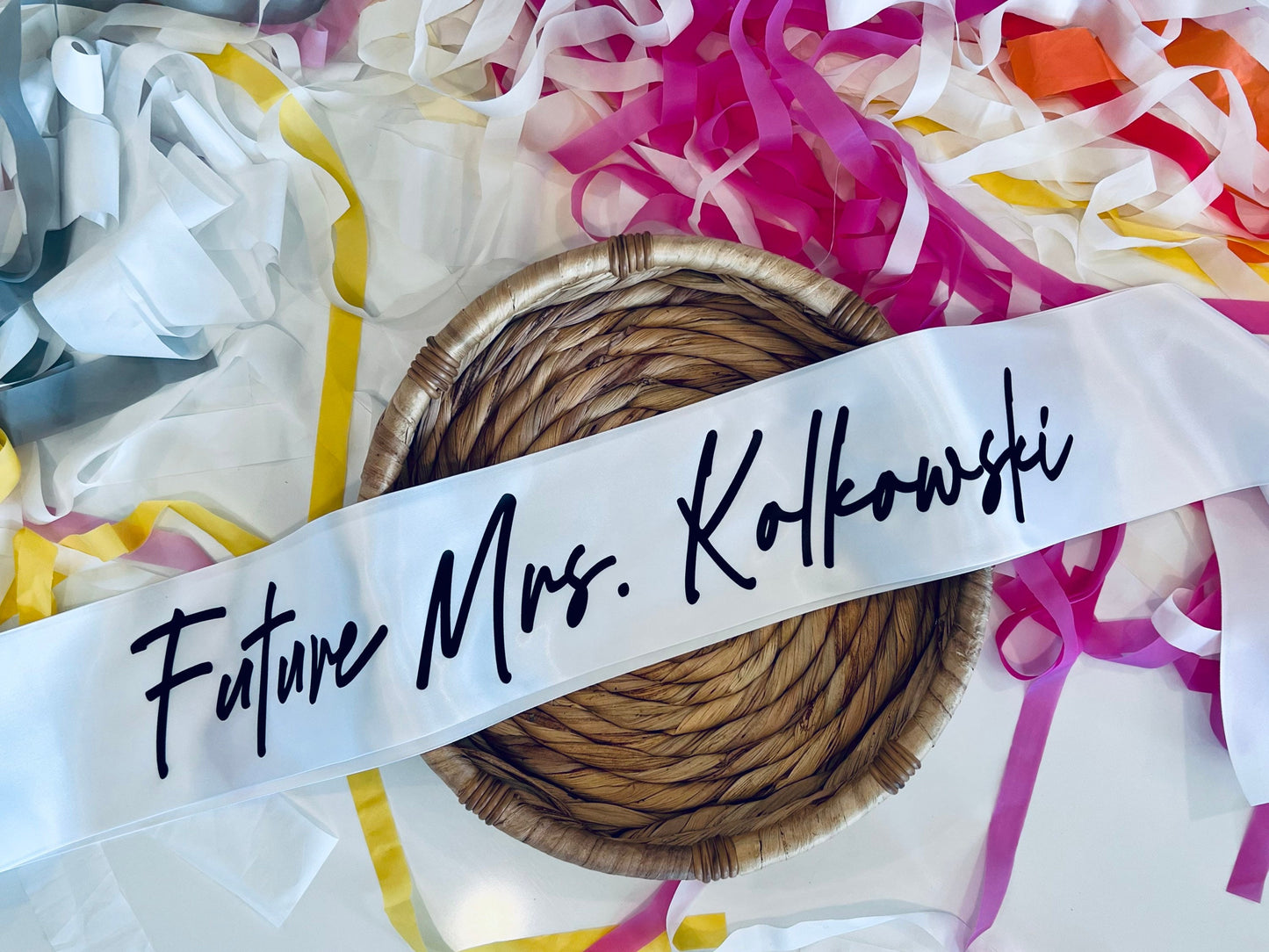 Future MRS Sash | Bachelorette Party | Gift for Bride | Bride-to-Be | Bridal Shower Gift | Party Sash maedaymaedaymaeday