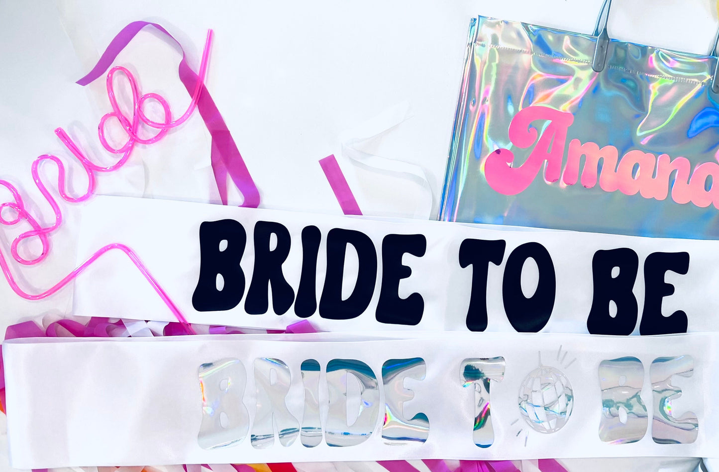 Retro Bride to Be Party Sash | Bachelorette Party | Gift for Bride | Bride-to-Be | Bridal Shower Gift | Disco Party Sash | Last Disco maedaymaedaymaeday