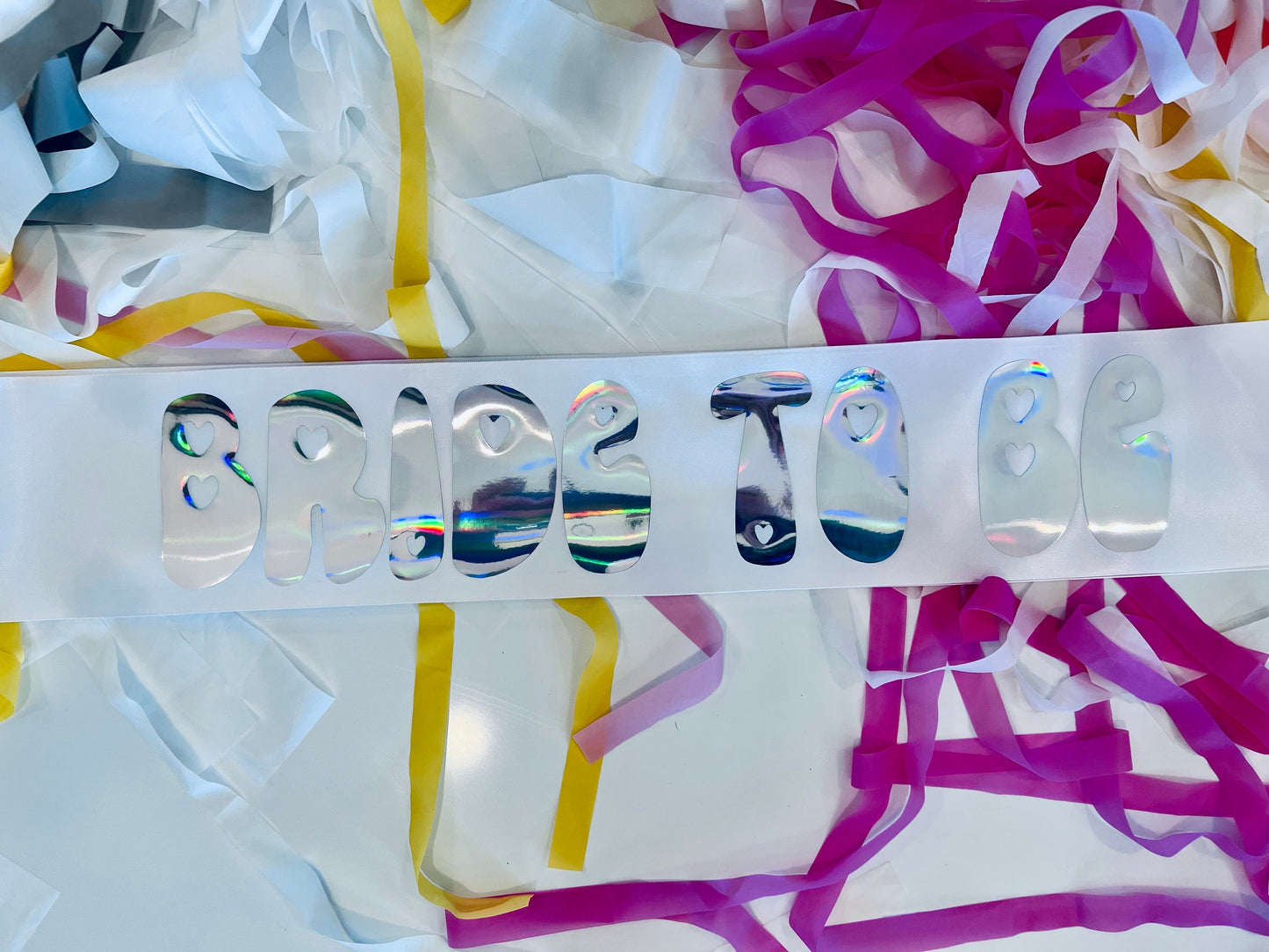 Retro Heart Bride to Be Sash | Bachelorette Party | Gift for Bride | Bride-to-Be | Bridal Shower | Disco Party | Last Disco Bachelorette maedaymaedaymaeday