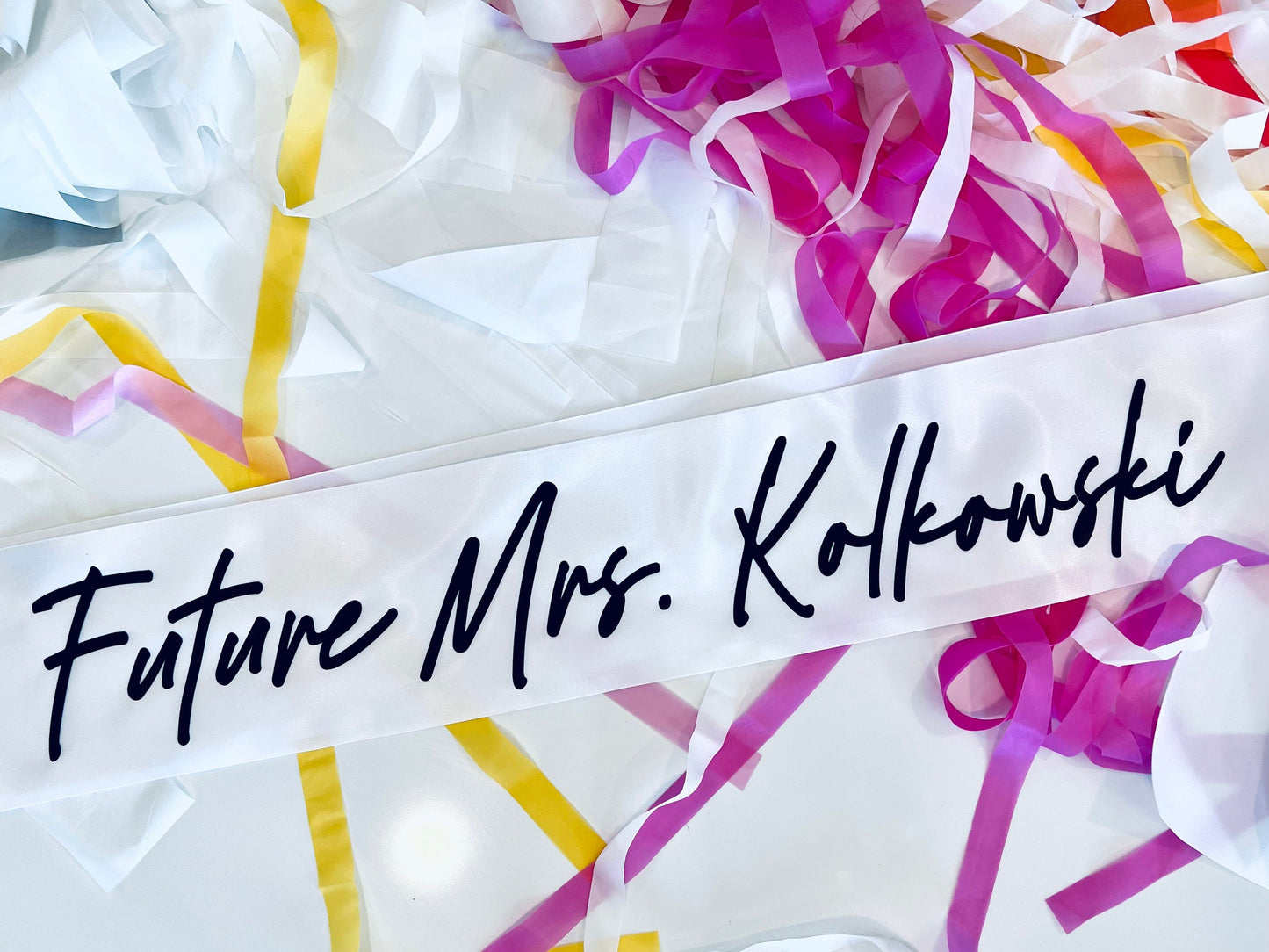 Future MRS Sash | Bachelorette Party | Gift for Bride | Bride-to-Be | Bridal Shower Gift | Party Sash maedaymaedaymaeday