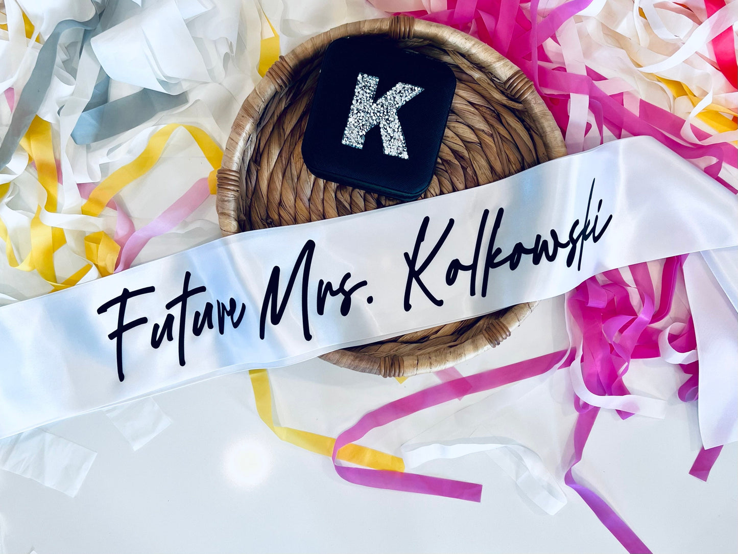 Future MRS Sash | Bachelorette Party | Gift for Bride | Bride-to-Be | Bridal Shower Gift | Party Sash maedaymaedaymaeday