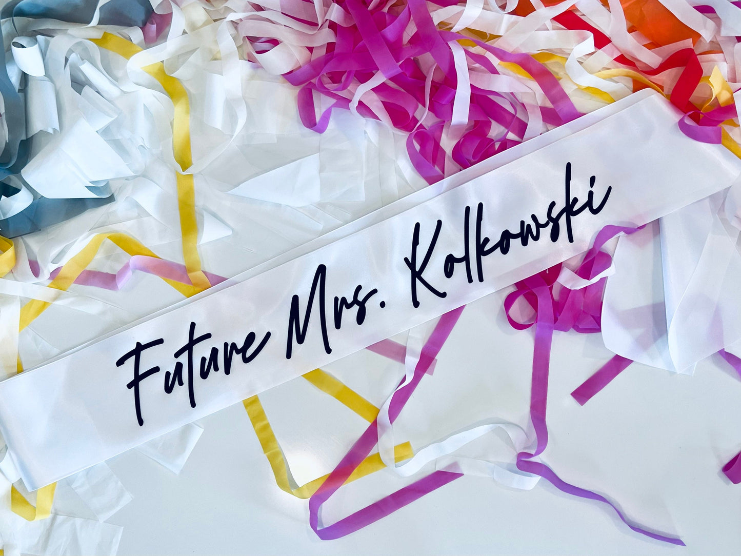 Future MRS Sash | Bachelorette Party | Gift for Bride | Bride-to-Be | Bridal Shower Gift | Party Sash maedaymaedaymaeday