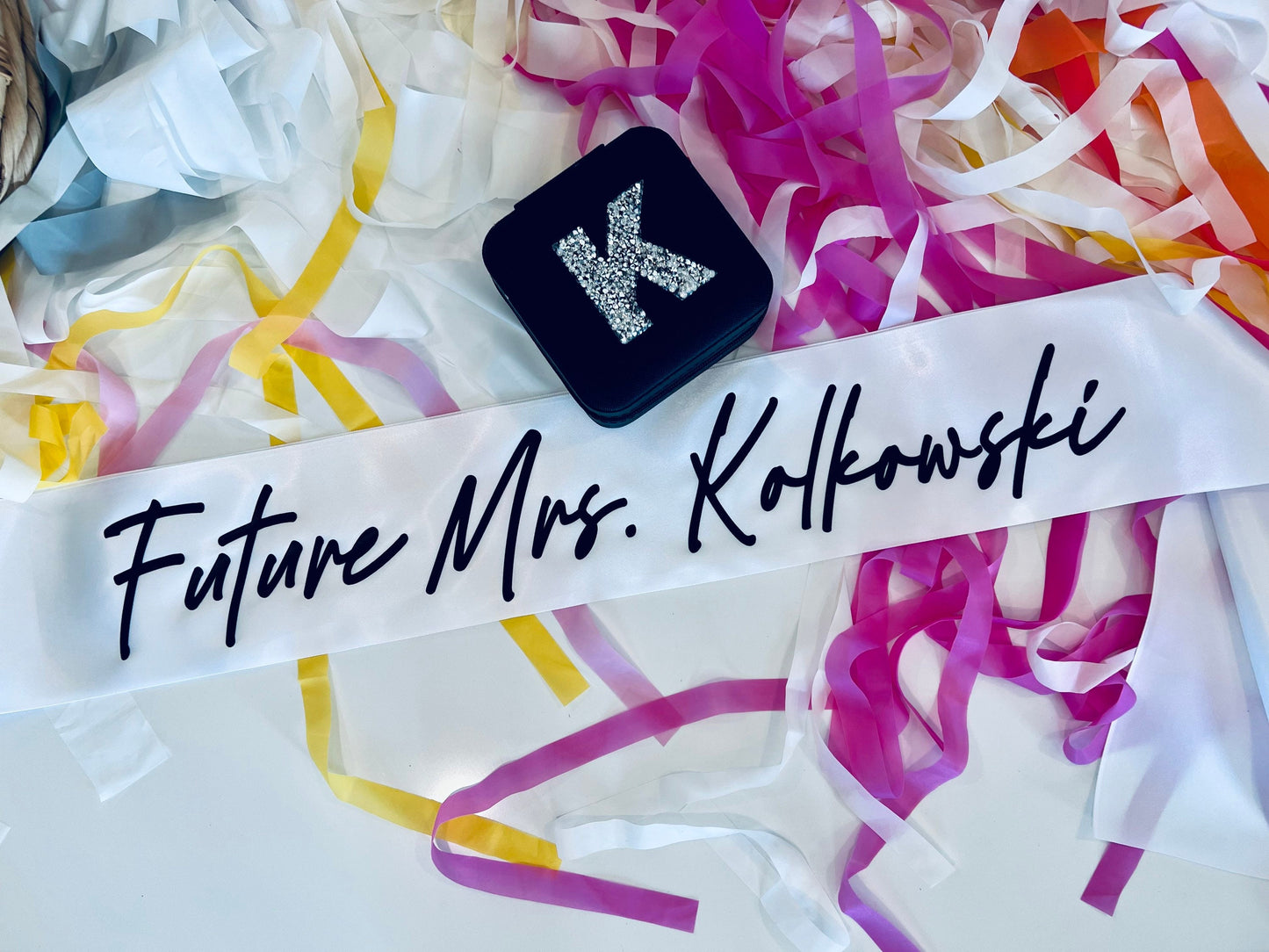 Future MRS Sash | Bachelorette Party | Gift for Bride | Bride-to-Be | Bridal Shower Gift | Party Sash maedaymaedaymaeday