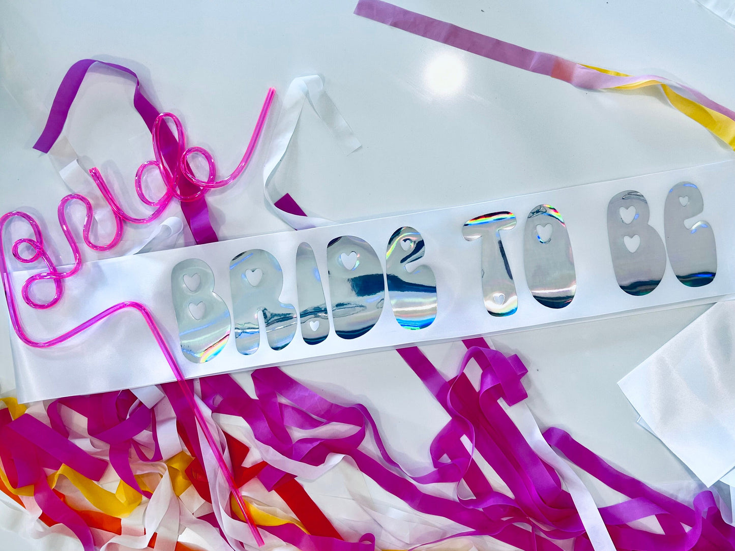 Retro Heart Bride to Be Sash | Bachelorette Party | Gift for Bride | Bride-to-Be | Bridal Shower | Disco Party | Last Disco Bachelorette maedaymaedaymaeday