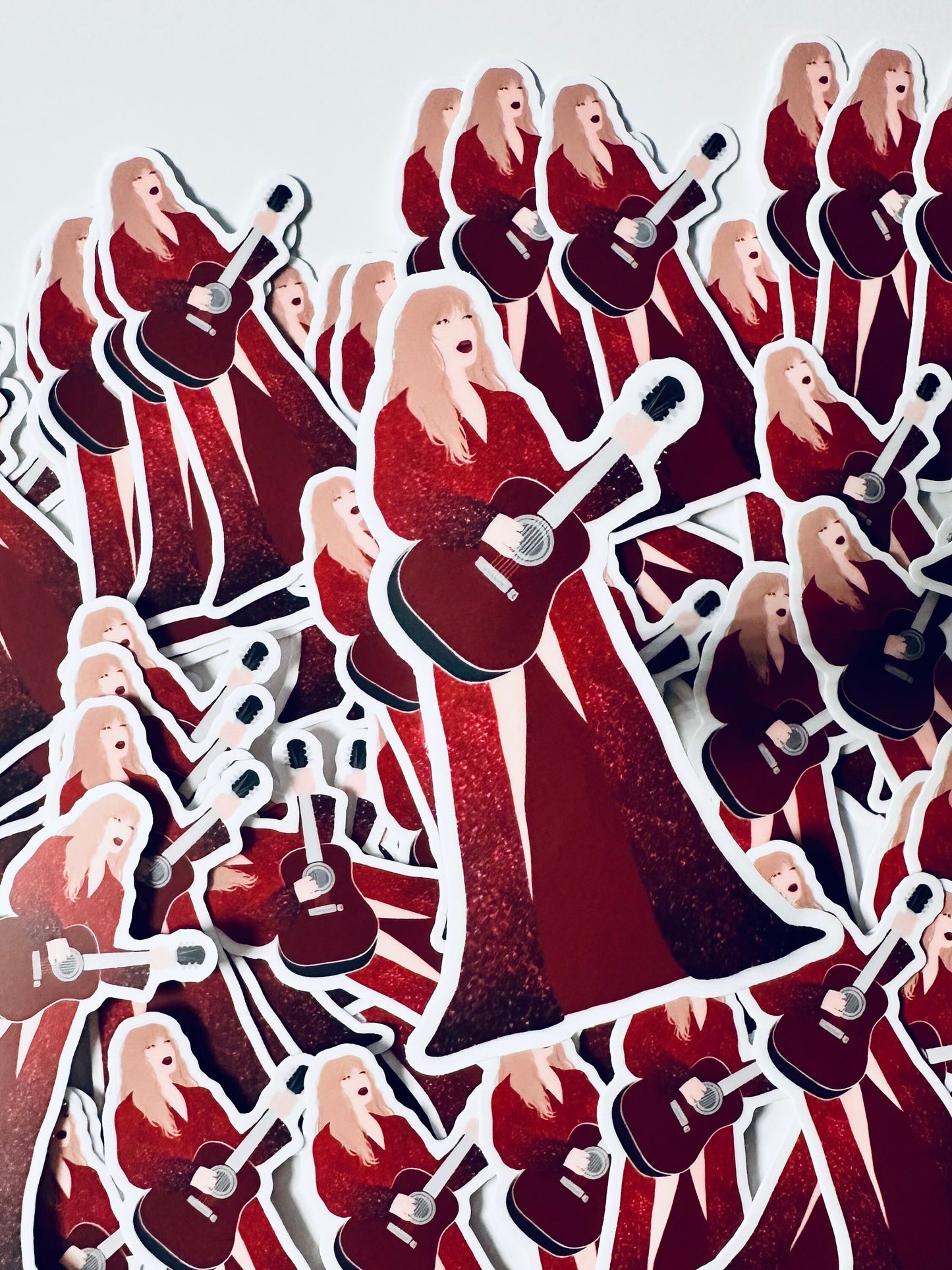 Red Eras Outfit Sticker, All Too Well Sticker, By the Eras Outfit Sticker, Eras Outfit Sticker, Swift Inspired Vinyl Sticker, Taylors Outfit maedaymaedaymaeday