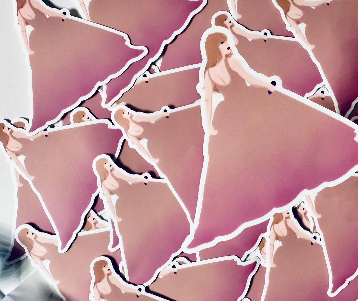 Speak Now Eras Outfit, Ombre Pink Eras Dress, By the Eras Outfit Sticker, Eras Outfit Sticker, Swift Inspired Vinyl Sticker, Taylors Outfit maedaymaedaymaeday