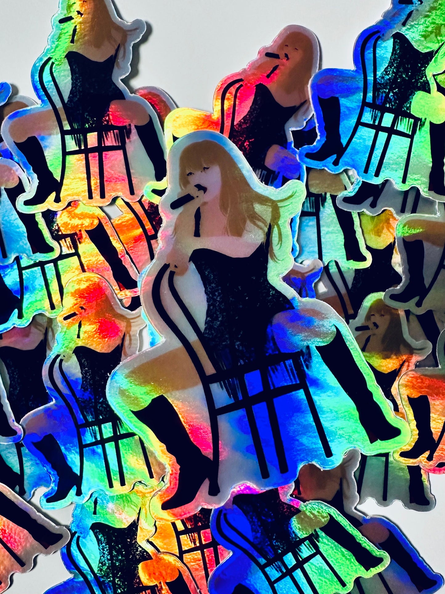 Holo Midnights Eras Outfit Sticker, Holographic Vigilante Shit Sticker, By the Eras Sticker, Taylors Eras Outfit Sticker, Swift Inspired maedaymaedaymaeday