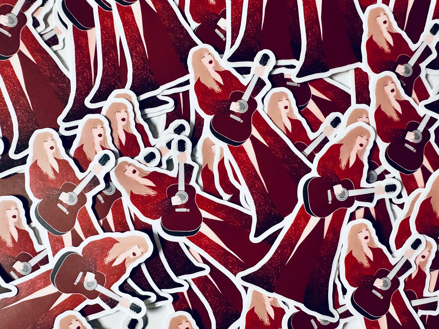 Red Eras Outfit Sticker, All Too Well Sticker, By the Eras Outfit Sticker, Eras Outfit Sticker, Swift Inspired Vinyl Sticker, Taylors Outfit maedaymaedaymaeday