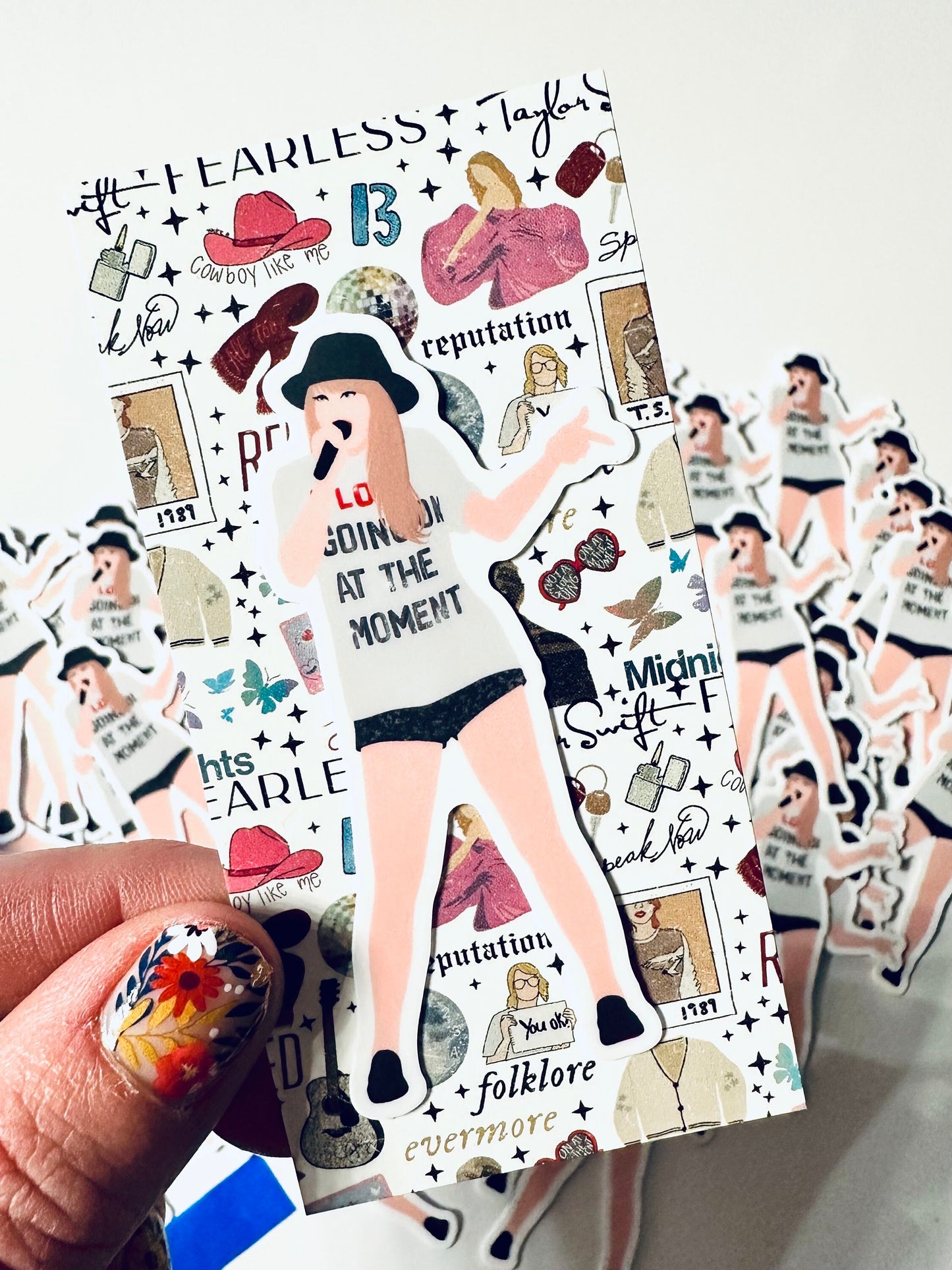 Red Eras Outfit Sticker, Feeling 22, By the Eras Outfit Sticker, Eras Outfit Sticker, Swift Inspired Vinyl Sticker, Taylors Era Outfit maedaymaedaymaeday