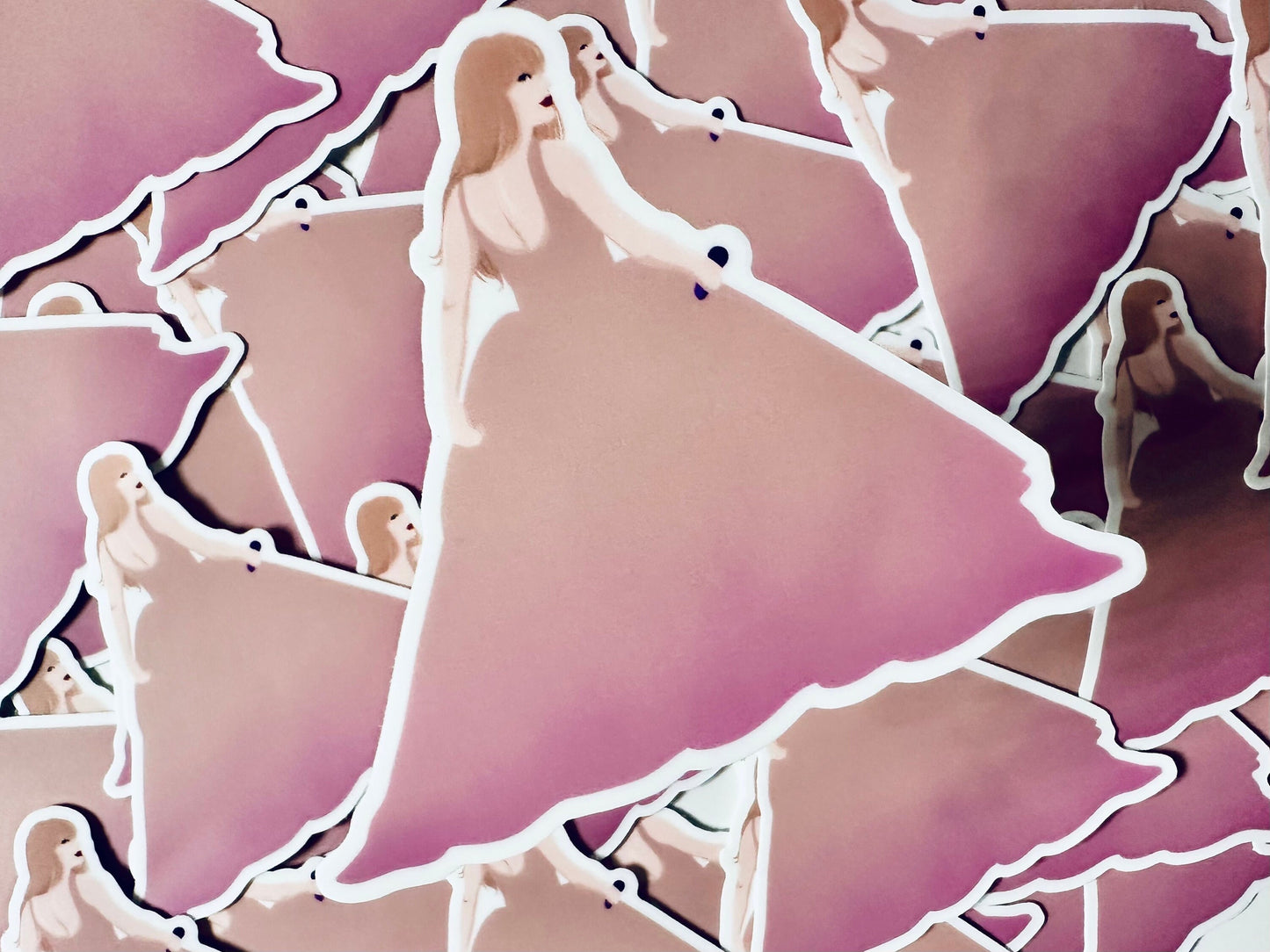 Speak Now Eras Outfit, Ombre Pink Eras Dress, By the Eras Outfit Sticker, Eras Outfit Sticker, Swift Inspired Vinyl Sticker, Taylors Outfit maedaymaedaymaeday