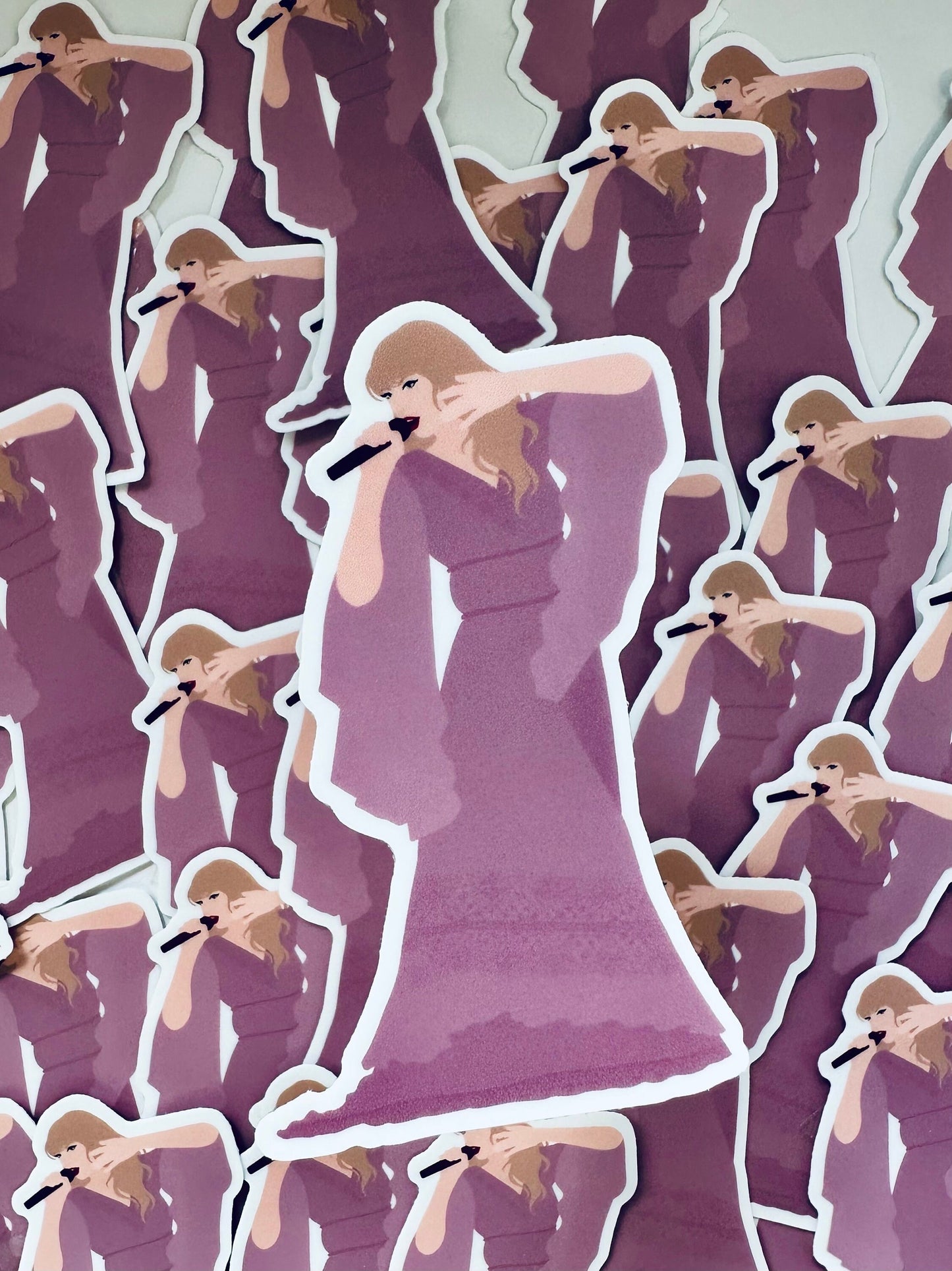Purple Folklore Eras Outfit Sticker, Folklore Sticker, By the Eras Outfit Sticker, Eras Outfit Sticker, Swift Inspired Vinyl Sticker, Taylor maedaymaedaymaeday