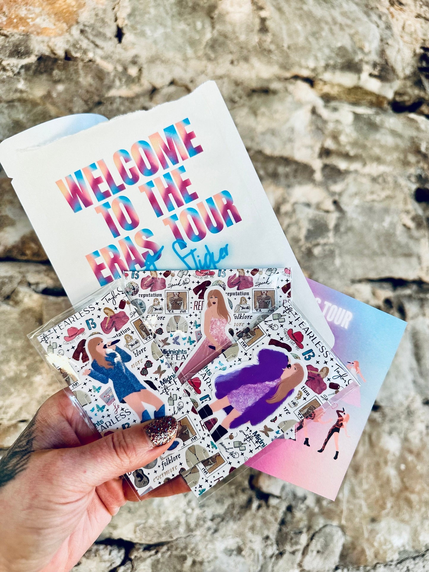 Welcome to the Eras Tour, The Sticker Edition Blind Bag maedaymaedaymaeday