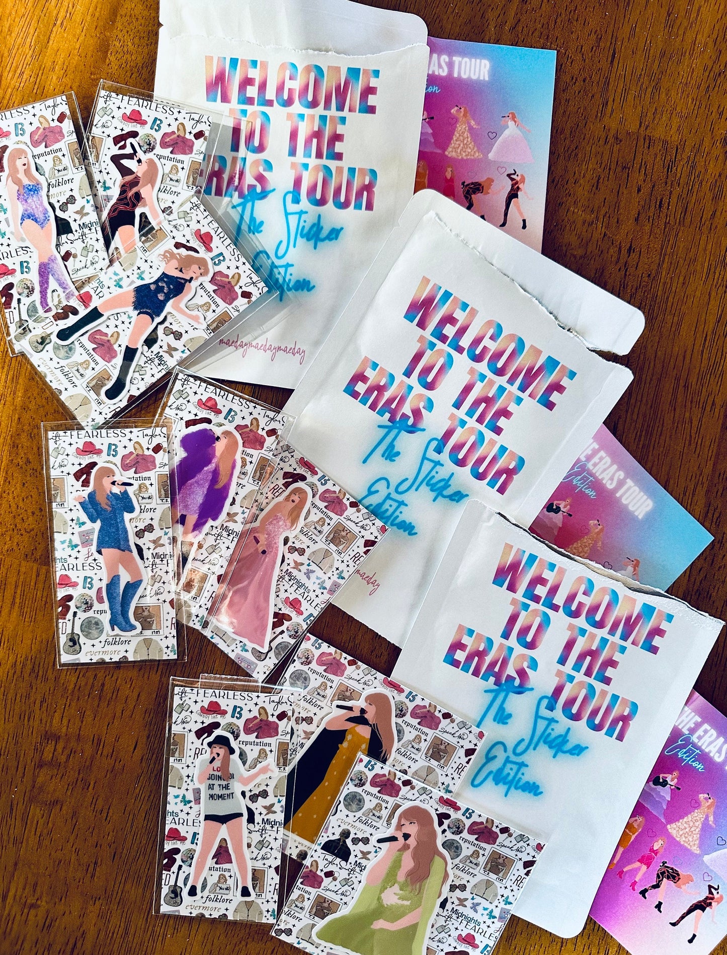 Welcome to the Eras Tour, The Sticker Edition Blind Bag maedaymaedaymaeday